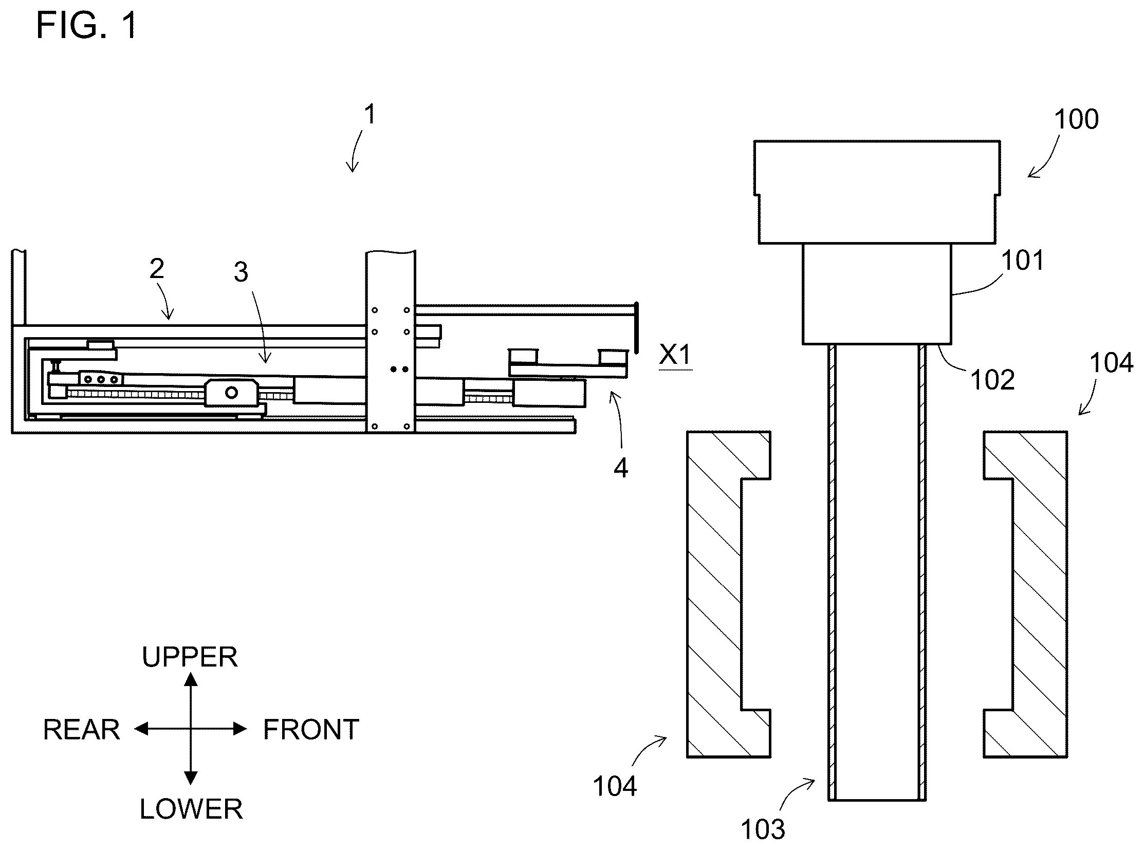 Patent US12552082 — Resin residue removal device — Figure 1