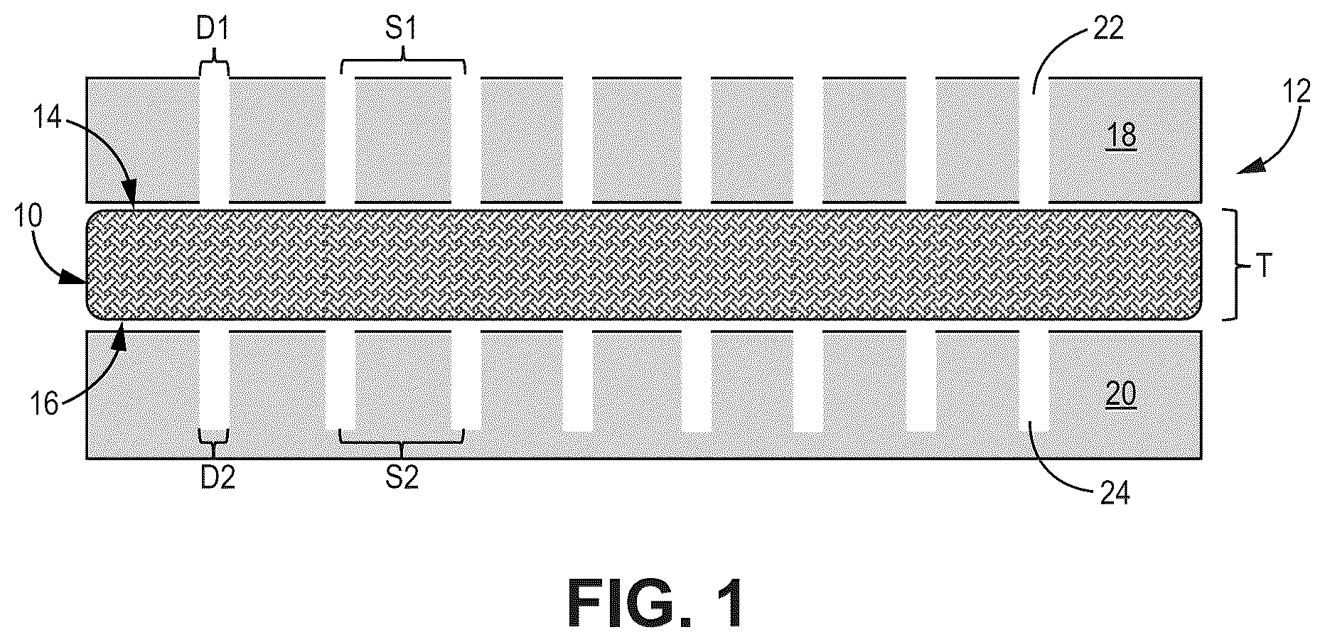 Patent US12552085 Figure 1 – Z-channeling into a preform via needle perforation in a stand-alone tool