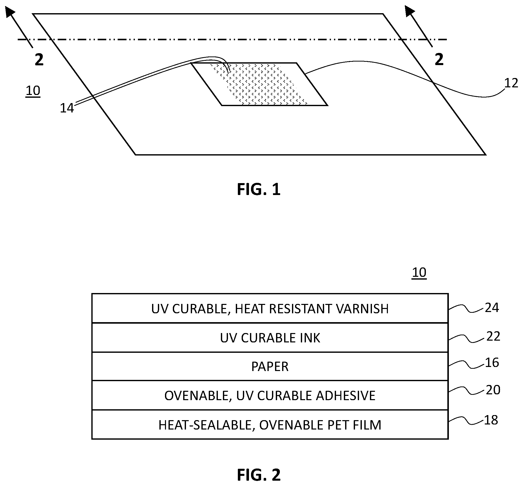 Patent US12552139 — Ovenable flexible packaging structure — Figure 1