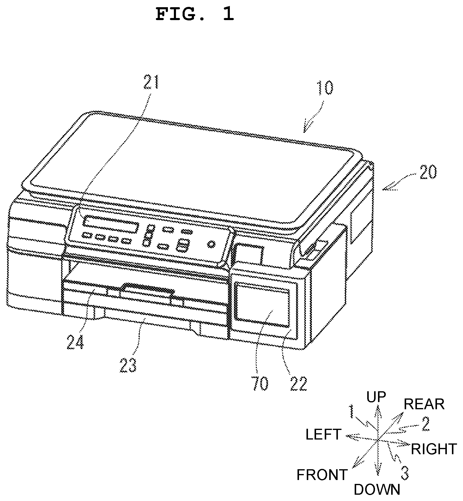 Patent US12552169 Figure 1 – Liquid ejecting apparatus