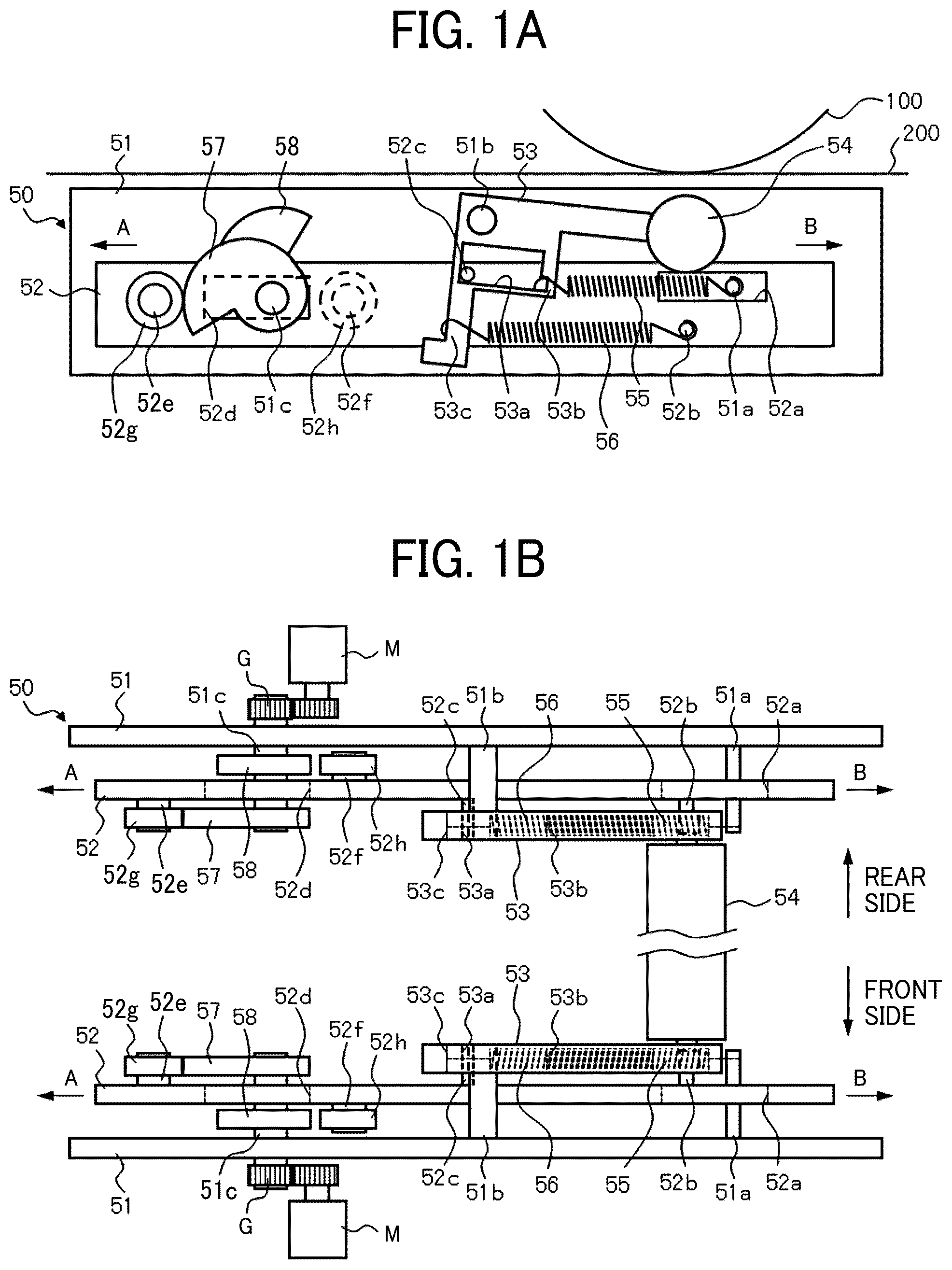 Patent US12552186 — Biasing force adjusting device, transfer device, and image forming apparatus — Figure 1
