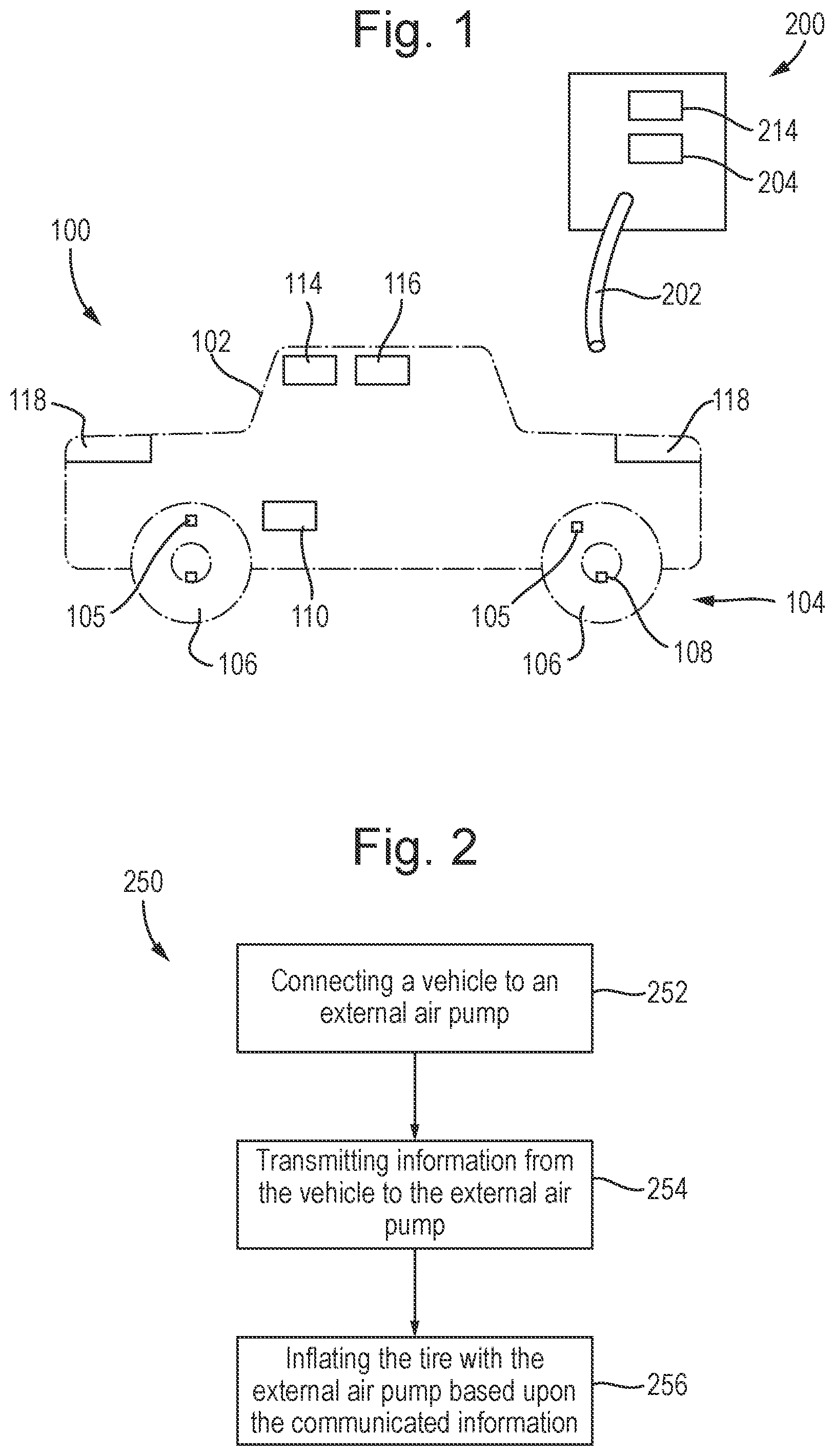 Patent US12552207 — Method and apparatus for inflation of a vehicle tire — Figure 1