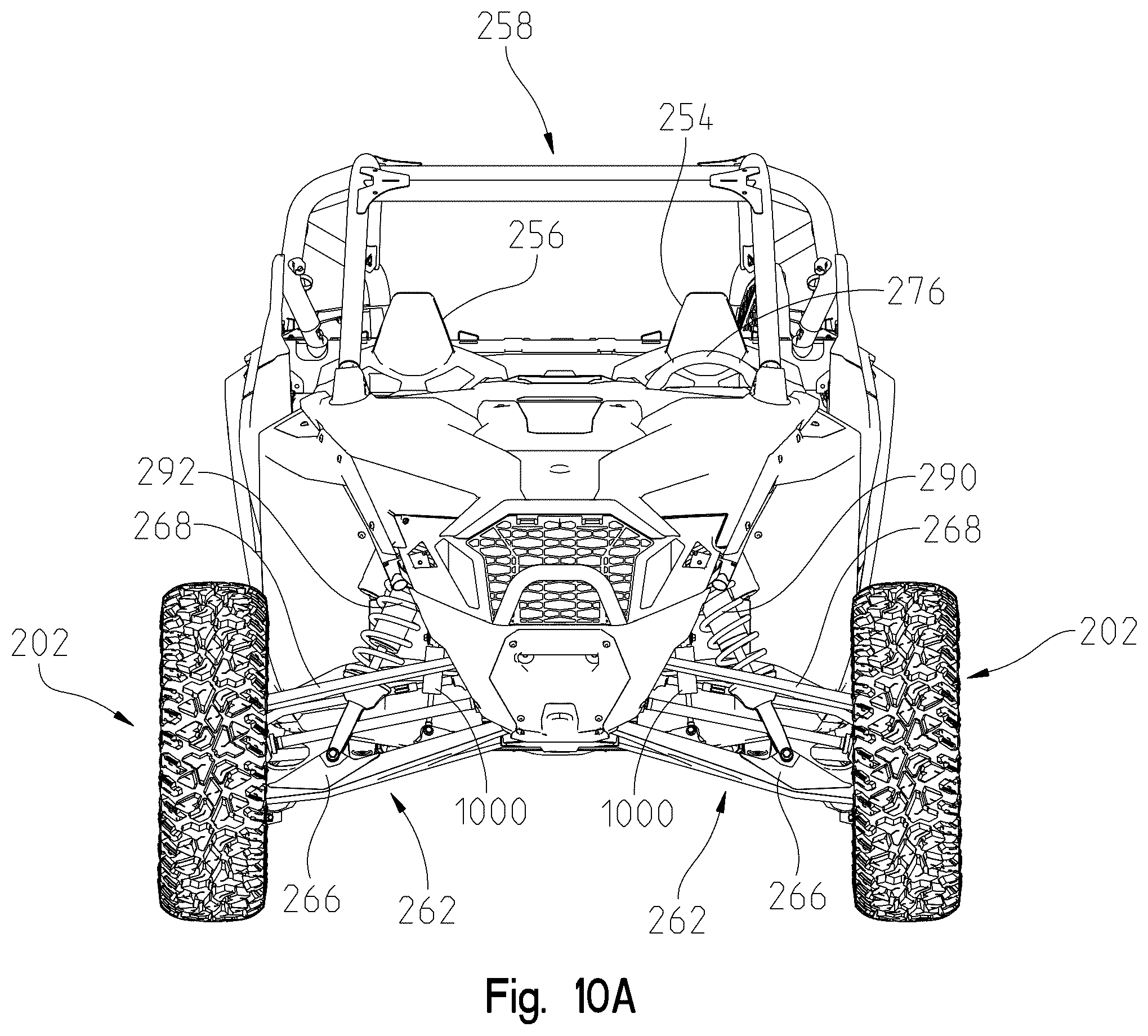 Patent US12552215 Figure 11 – Adjustable suspensions and vehicle operation for off-road recreational vehicles