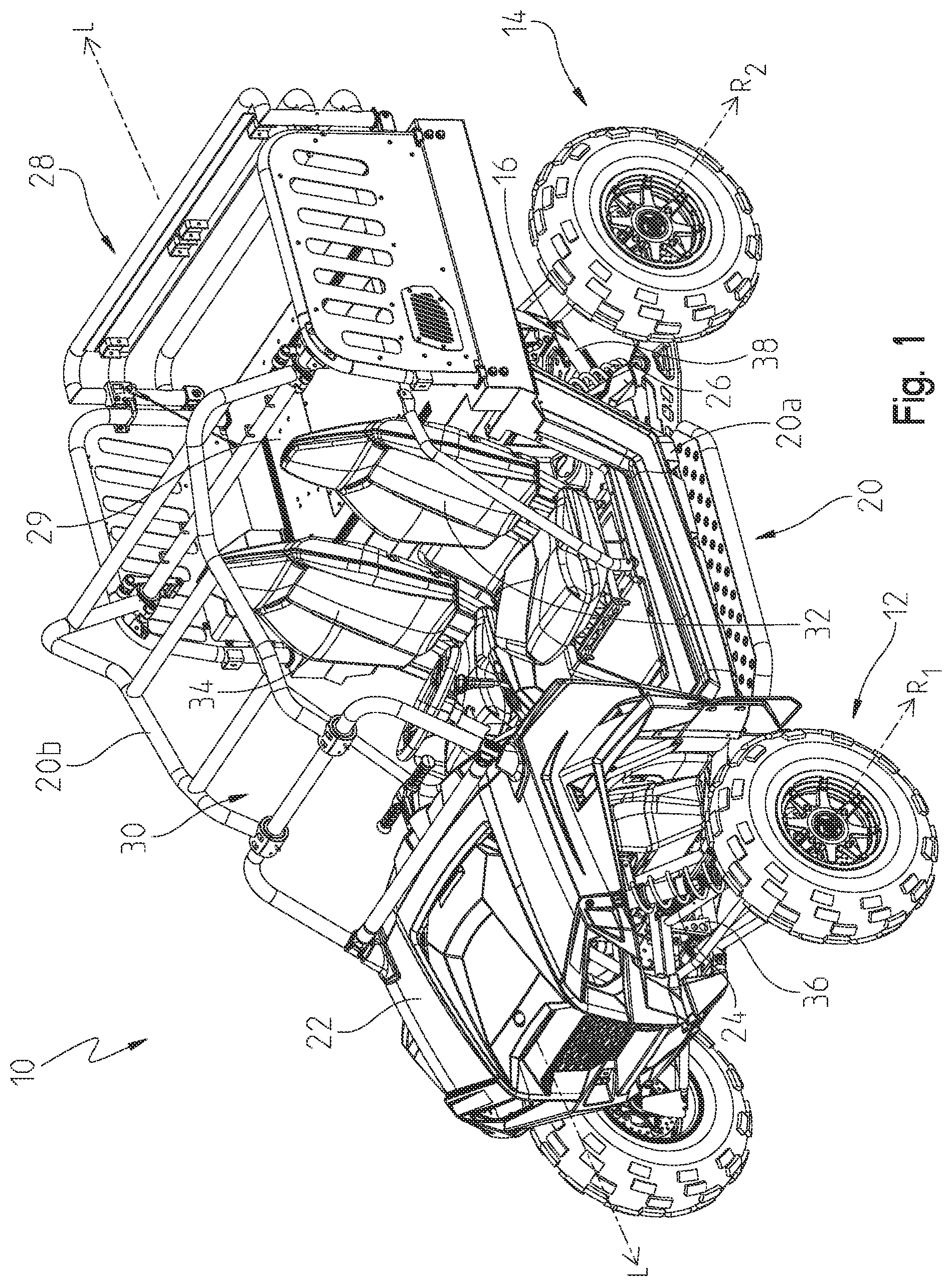 Patent US12552238 — Powertrain for a utility vehicle — Figure 1