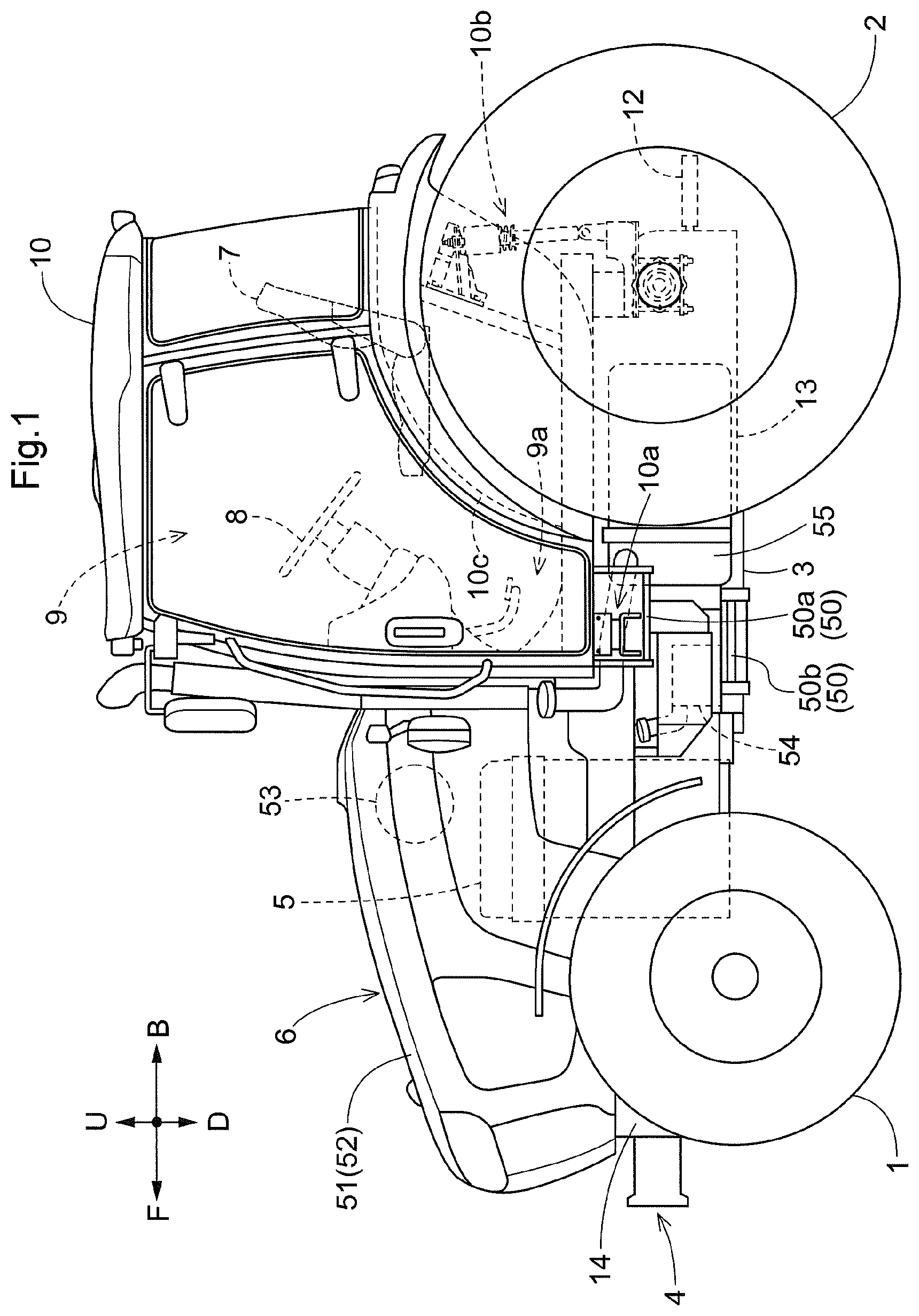 Patent US12552275 — Work vehicle — Figure 1