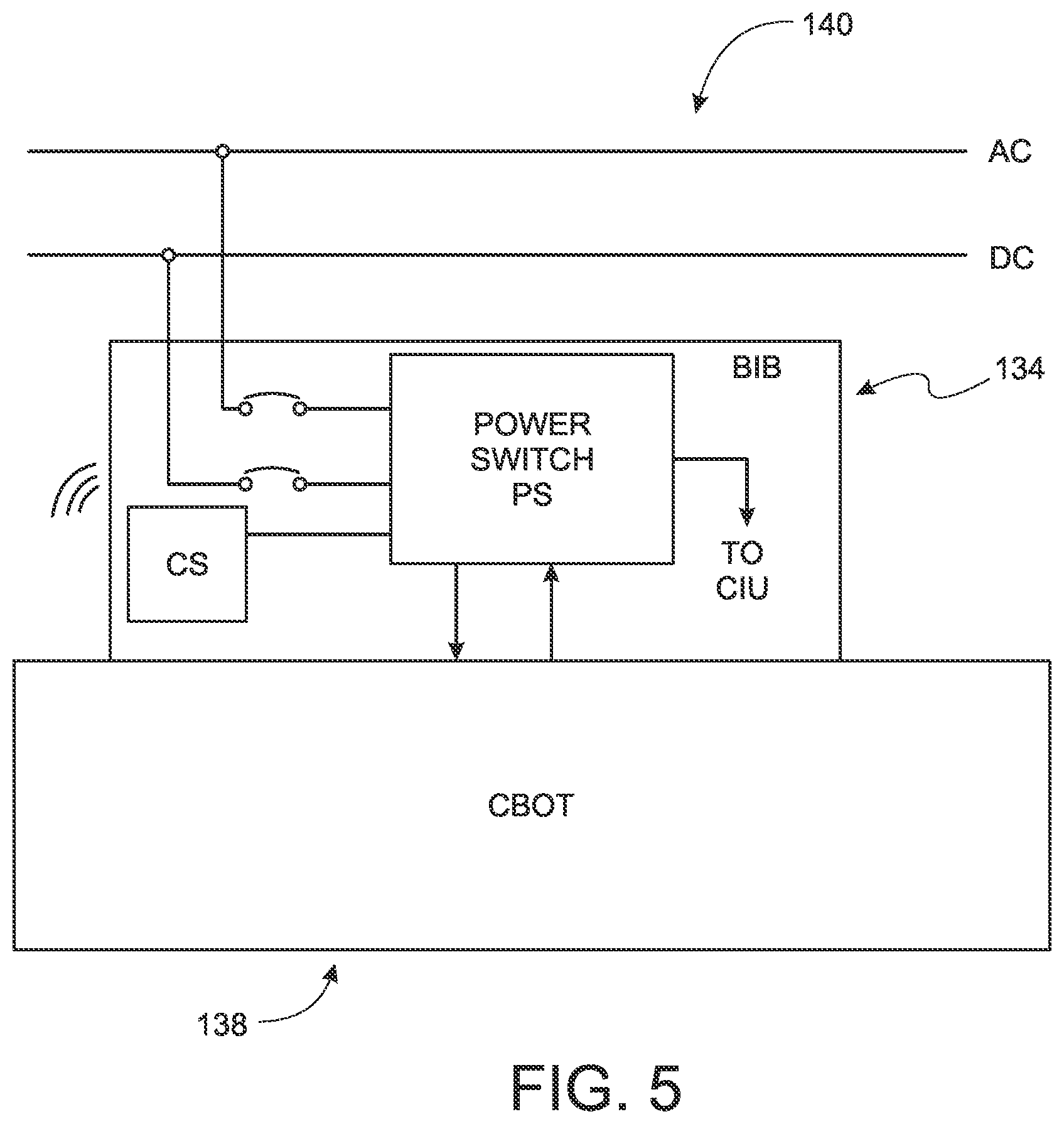 Patent US12552279 Figure 7 – Electric vehicle charging system with charging robot rail switch