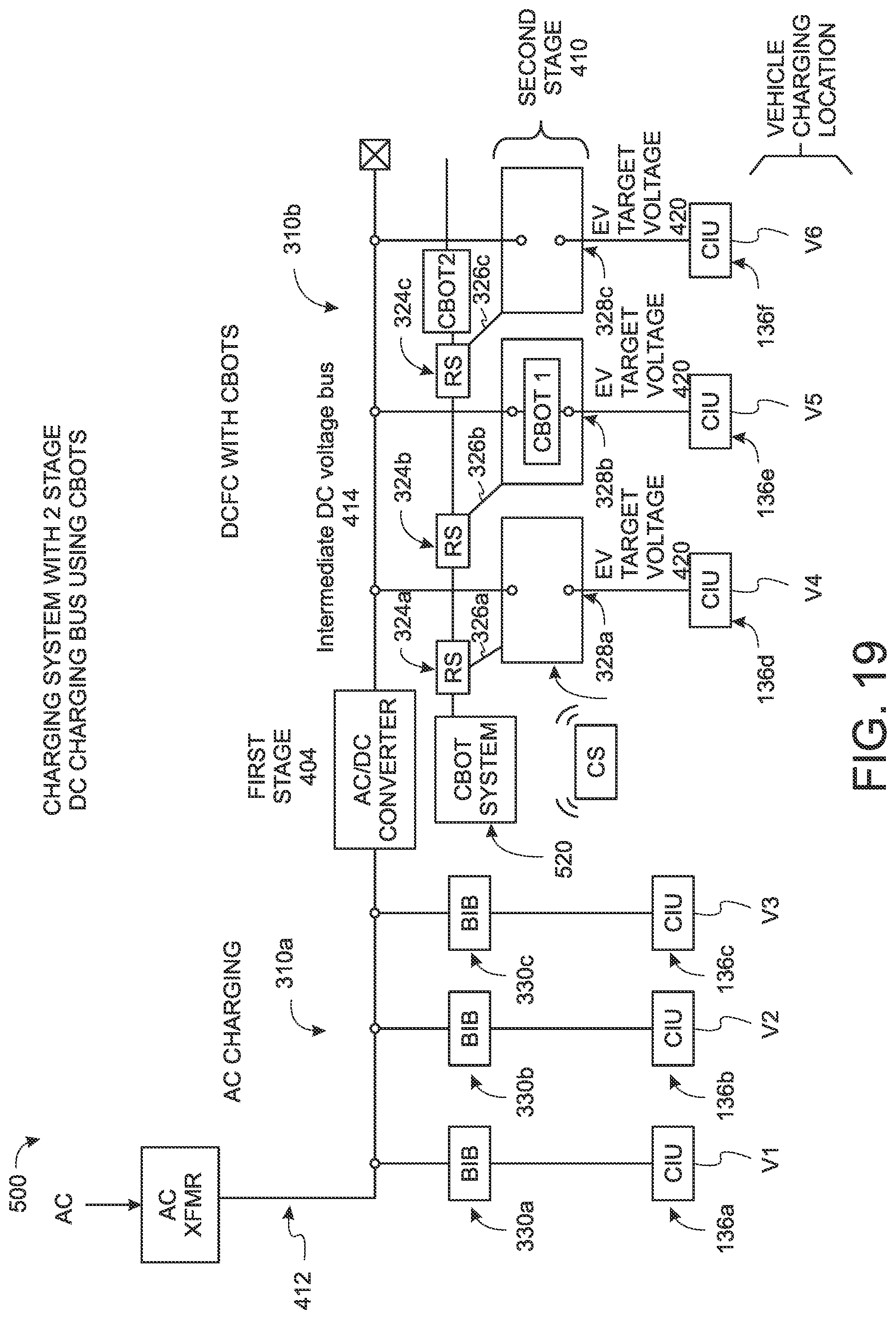 Patent US12552279 Figure 18 – Electric vehicle charging system with charging robot rail switch