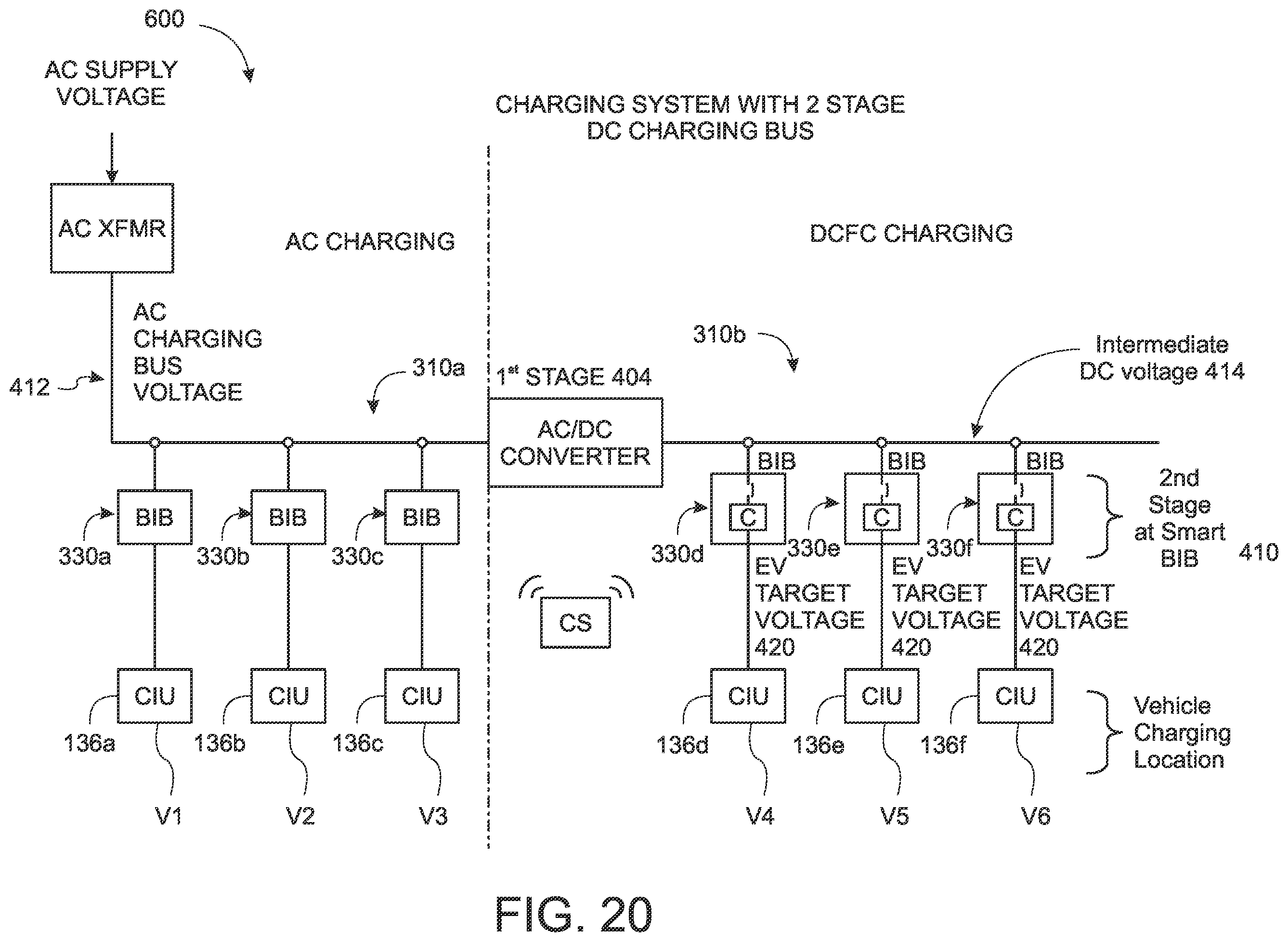 Patent US12552279 Figure 19 – Electric vehicle charging system with charging robot rail switch