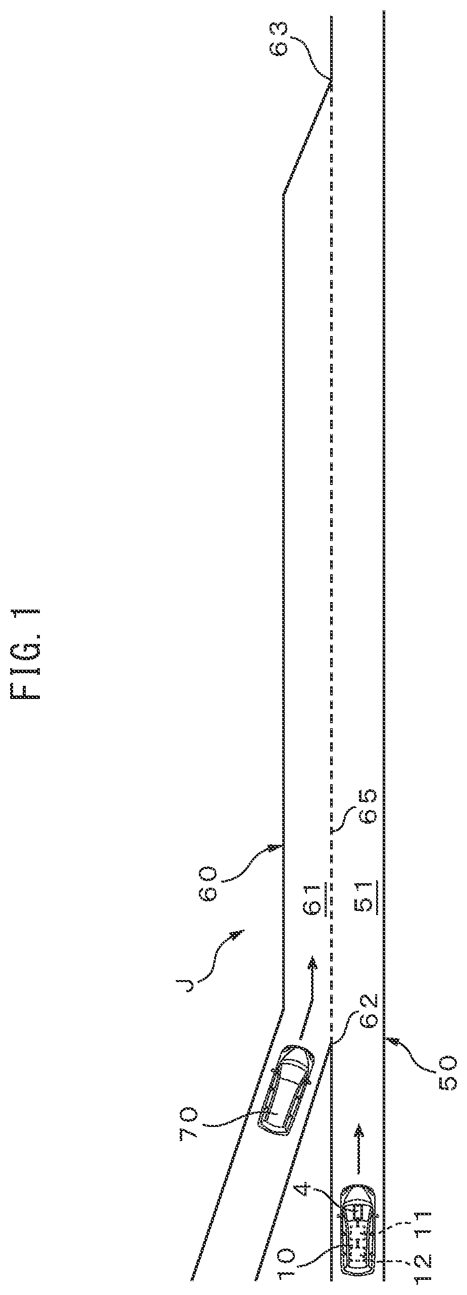 Patent US12552314 — Monitoring device, storage medium storing computer program for monitoring, and monitoring method — Figure 1