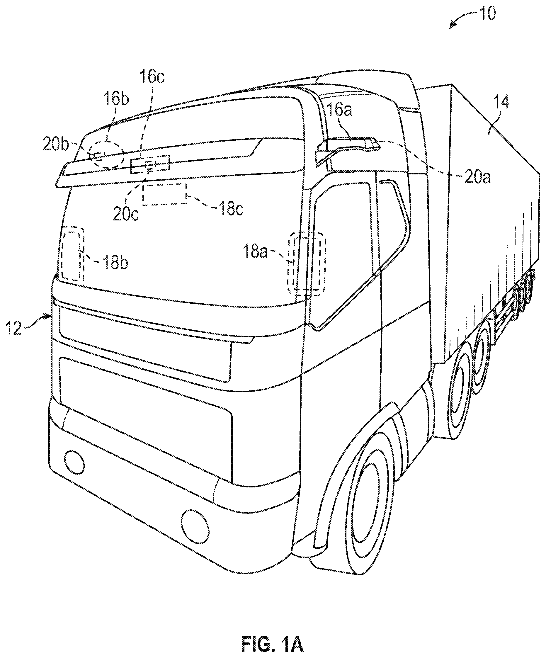 Patent US12552321 — Camera monitor system utilizing trailer angle detection based upon DOT tape — Figure 1
