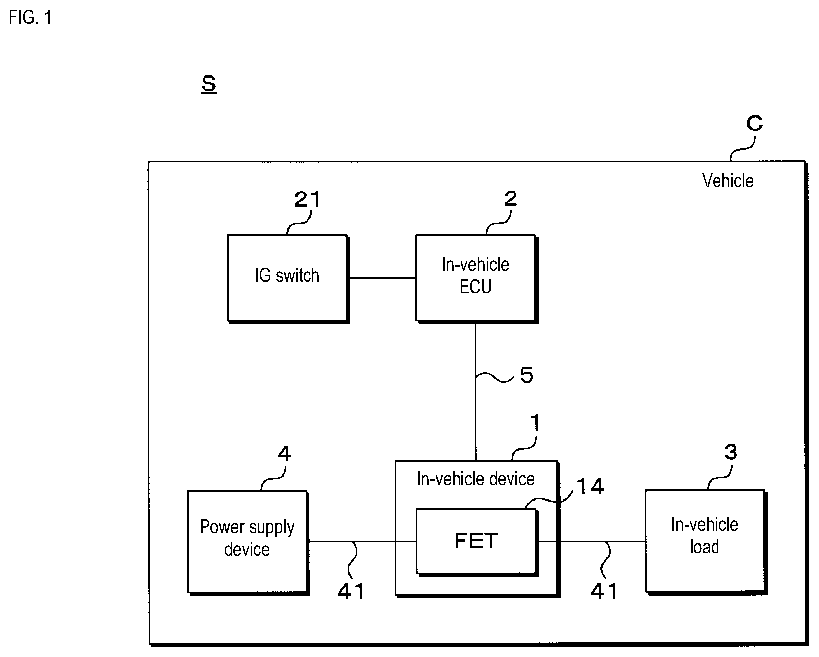 Patent US12552334 — In-vehicle device, program, and information processing method — Figure 1