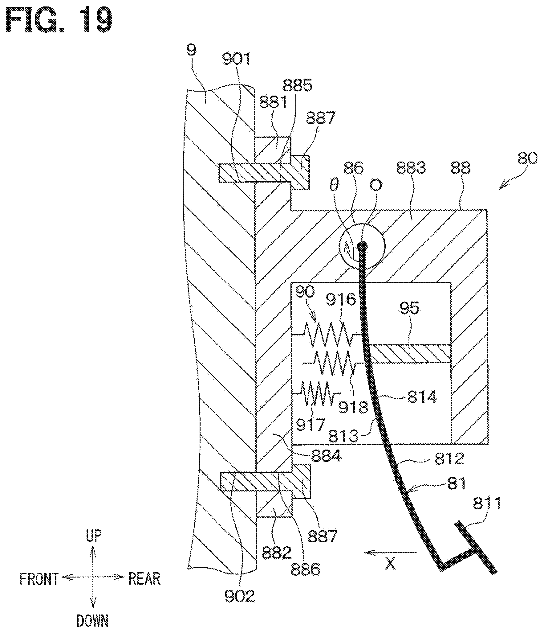 Patent US12552355 Figure 17 – Brake device for vehicle