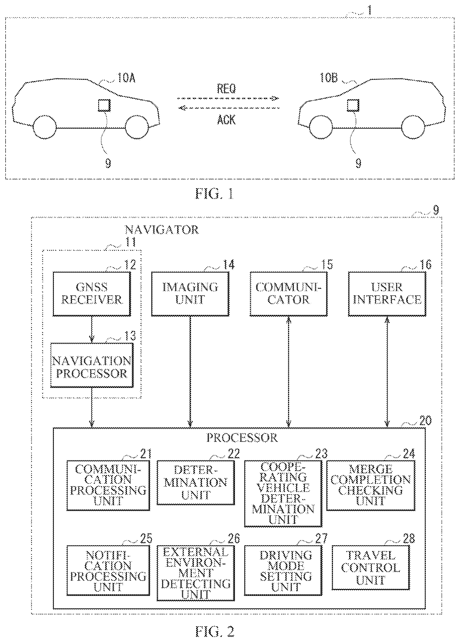 Patent US12552370 — Merge assist apparatus — Figure 1