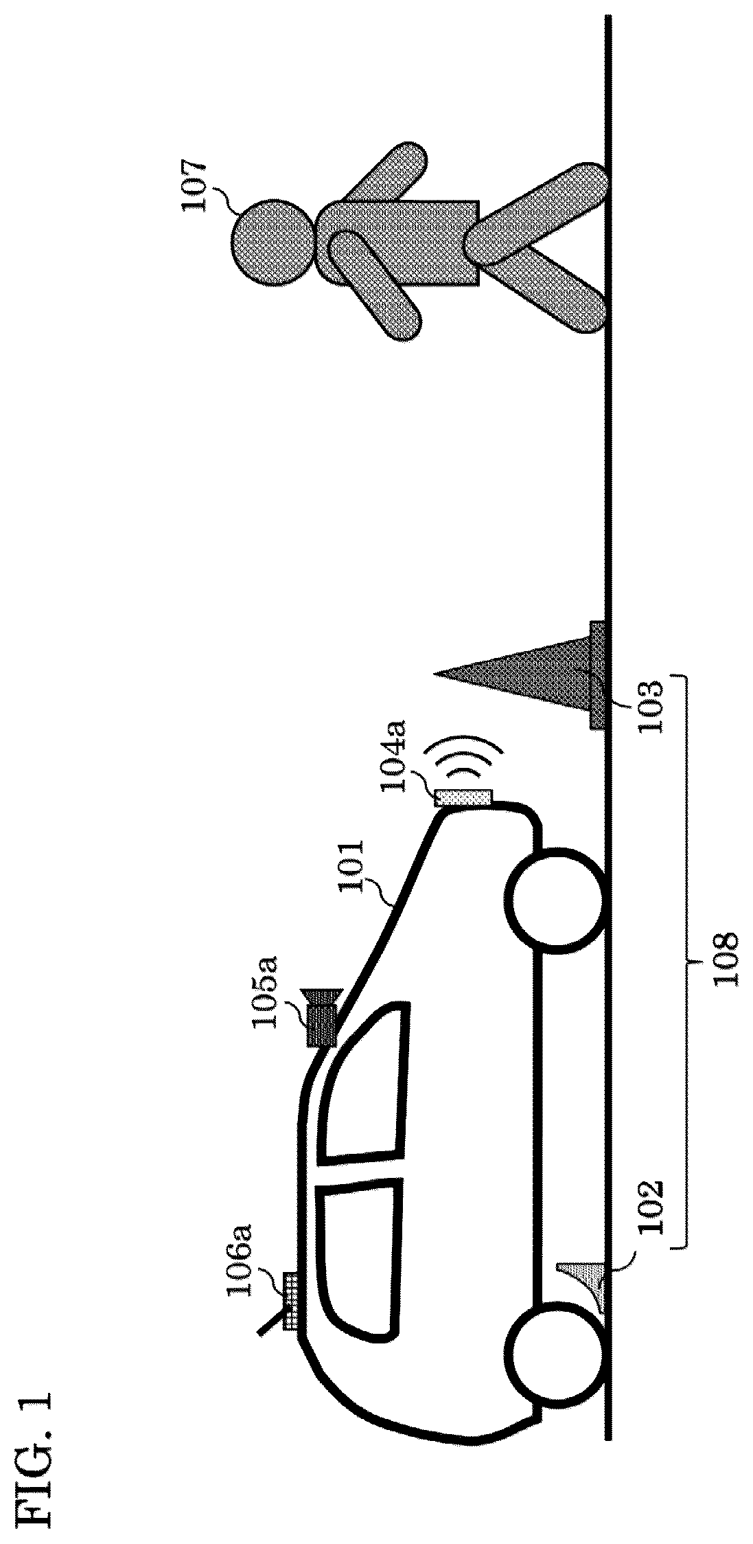 Patent US12552371 — Collision damage reduction device and collision damage reduction method — Figure 1