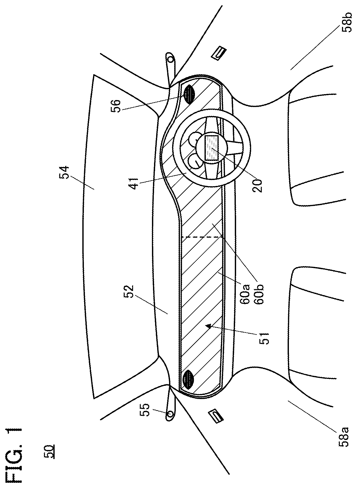 Patent US12552392 — Vehicle control device and vehicle — Figure 1