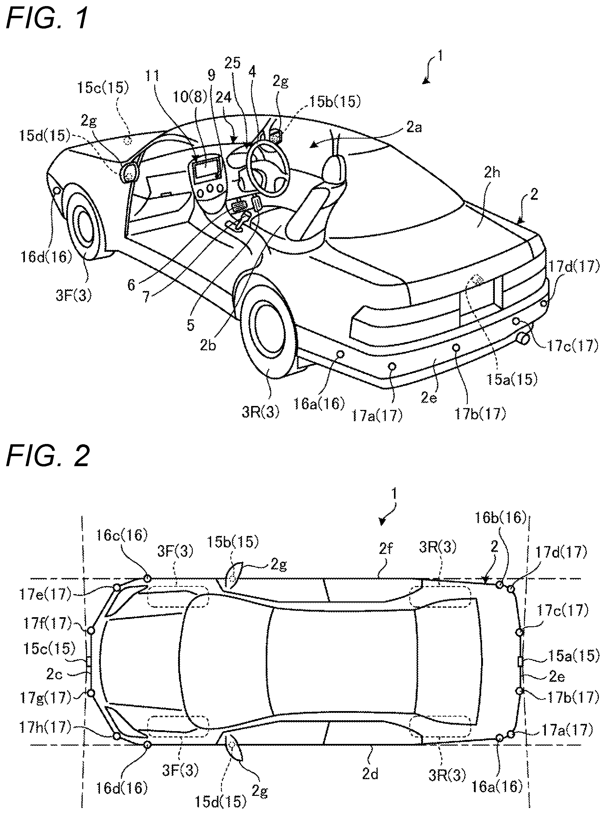 Patent US12552415 — Parking exit assistance apparatus — Figure 1