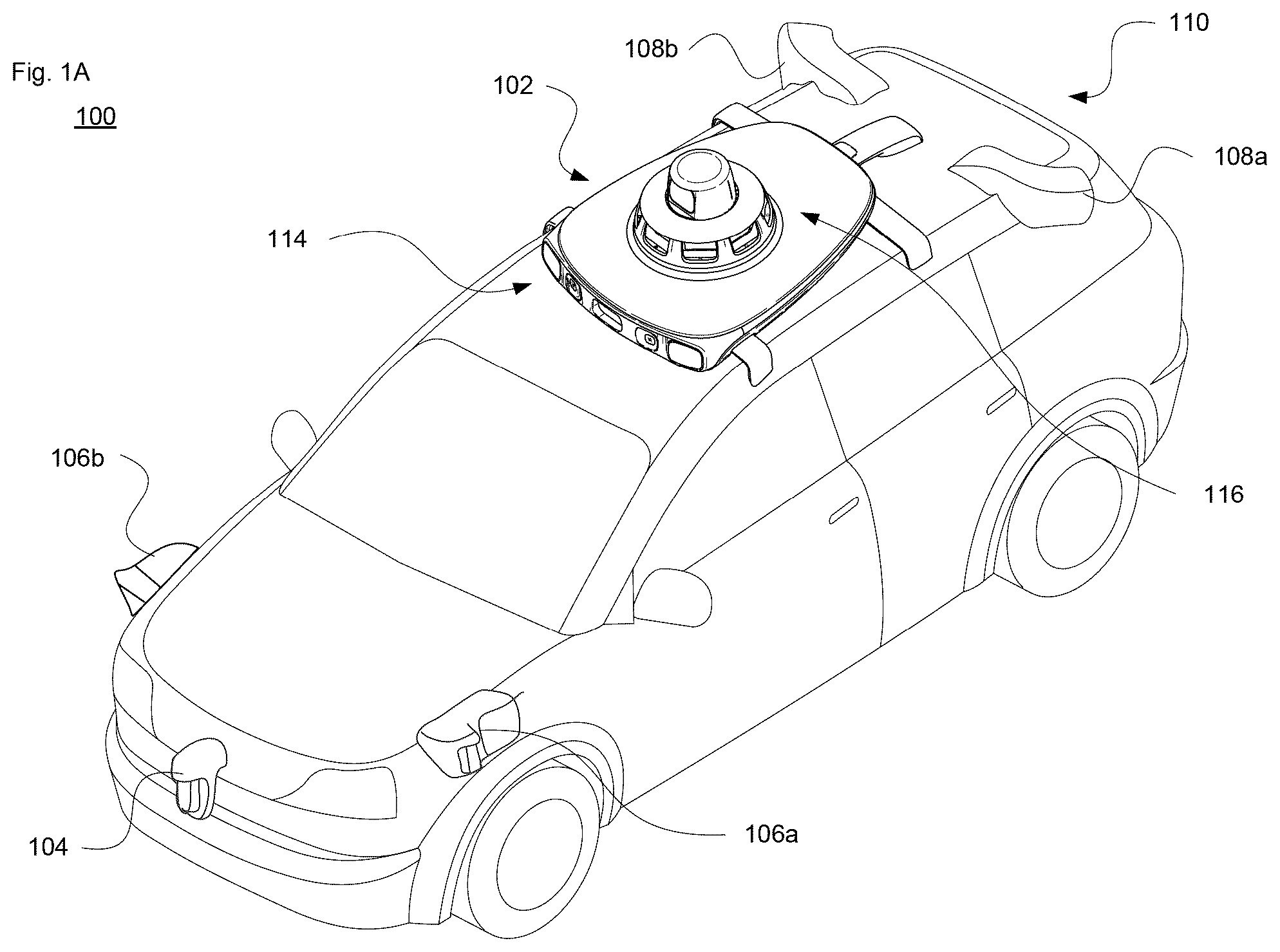 Patent US12552416 — Identifying a customer of an autonomous vehicle — Figure 1