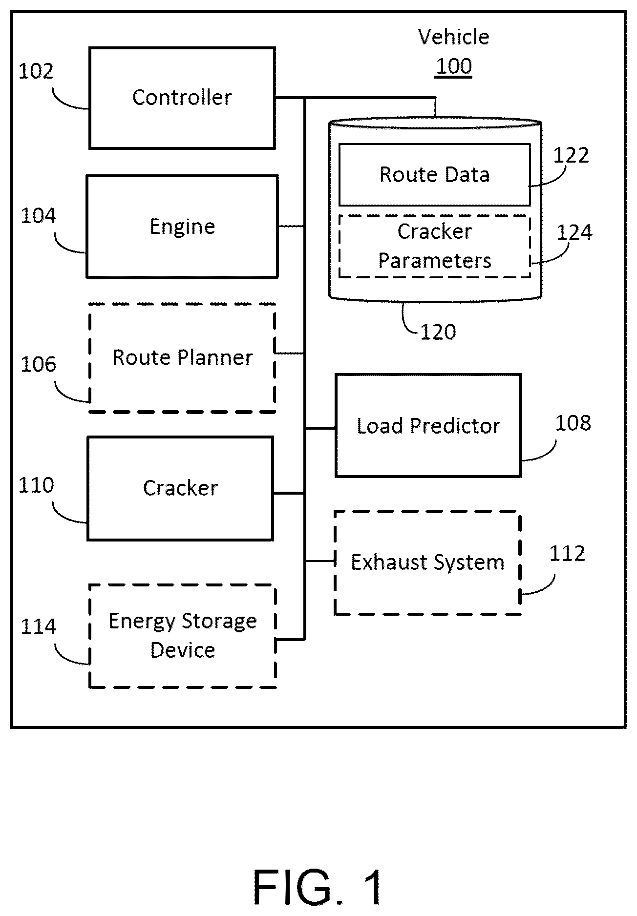 Patent US12552419 — Ammonia cracking for multi-fuel engines — Figure 1
