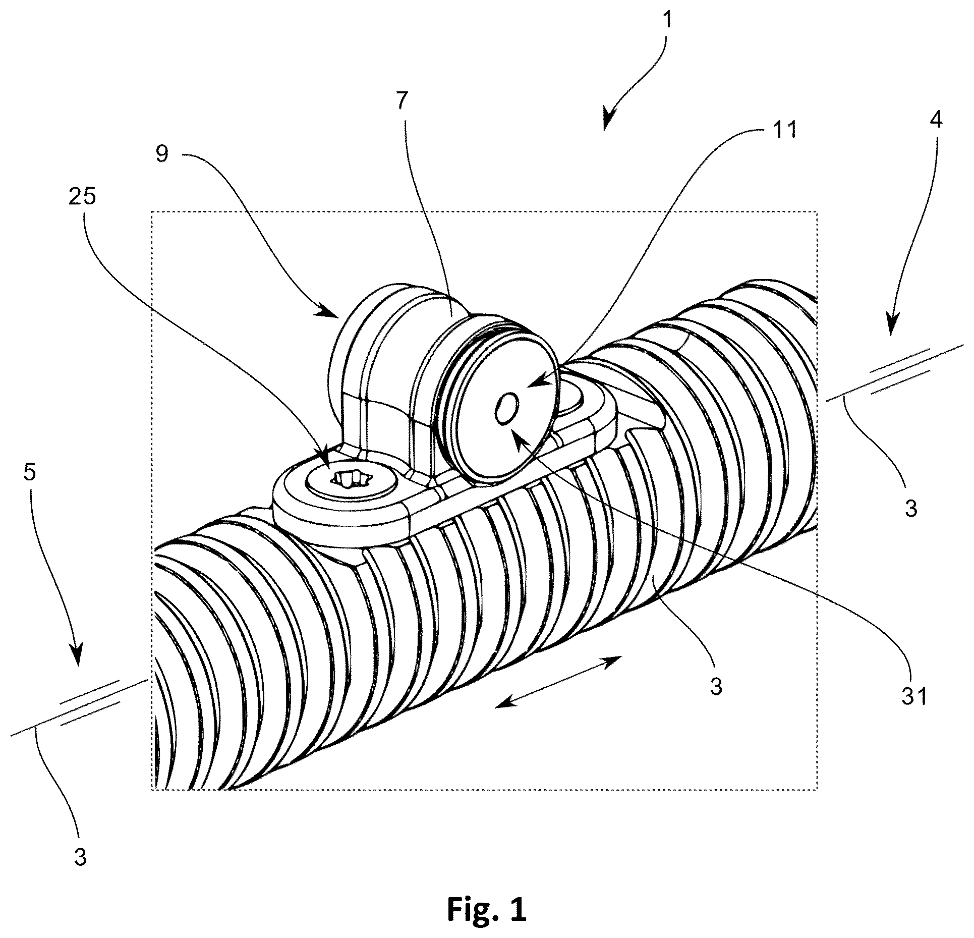 Patent US12552442 Figure 1 – Steering gear