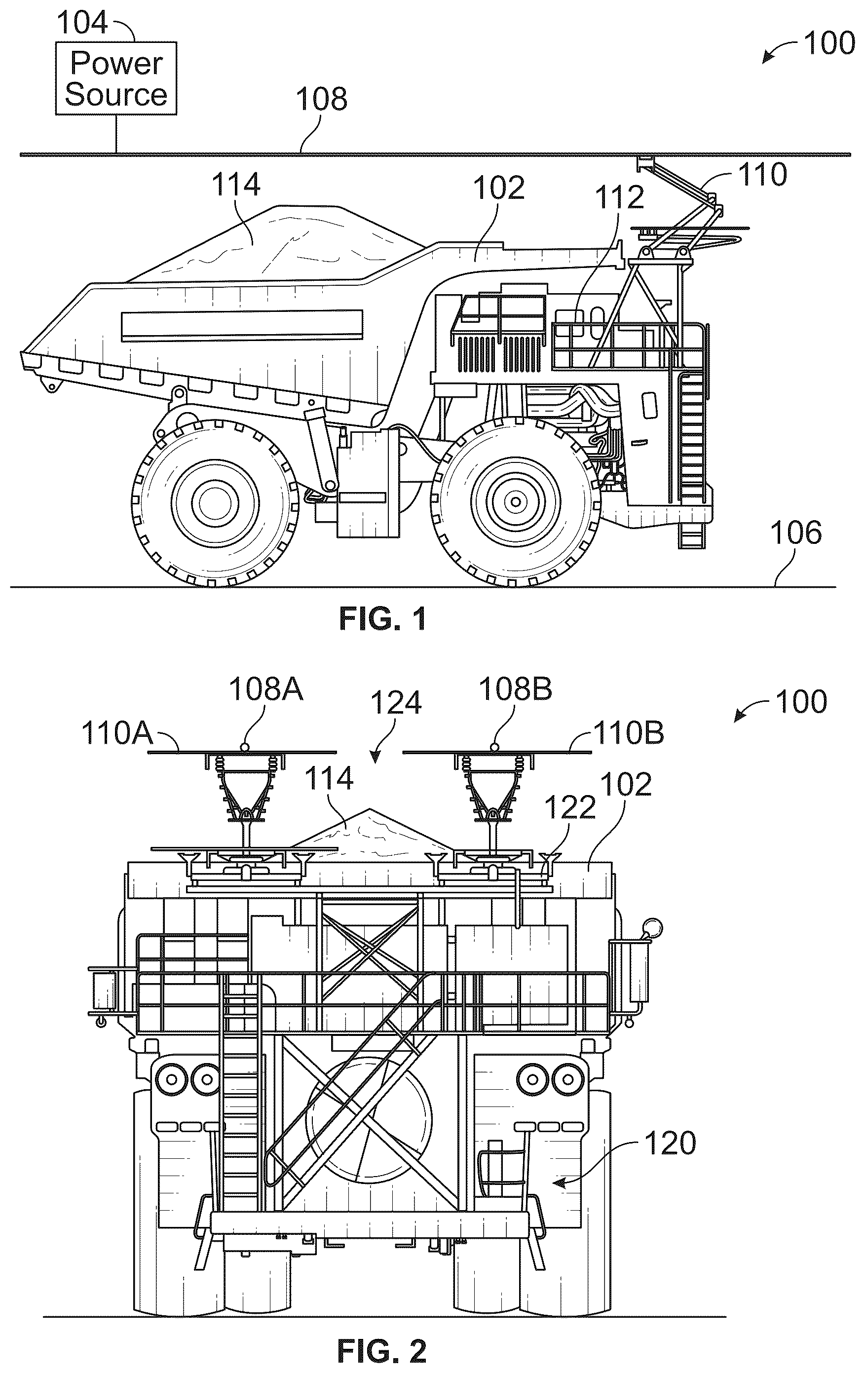 Patent US12552449 Figure 1 – Pantograph-based vehicle guidance system and method