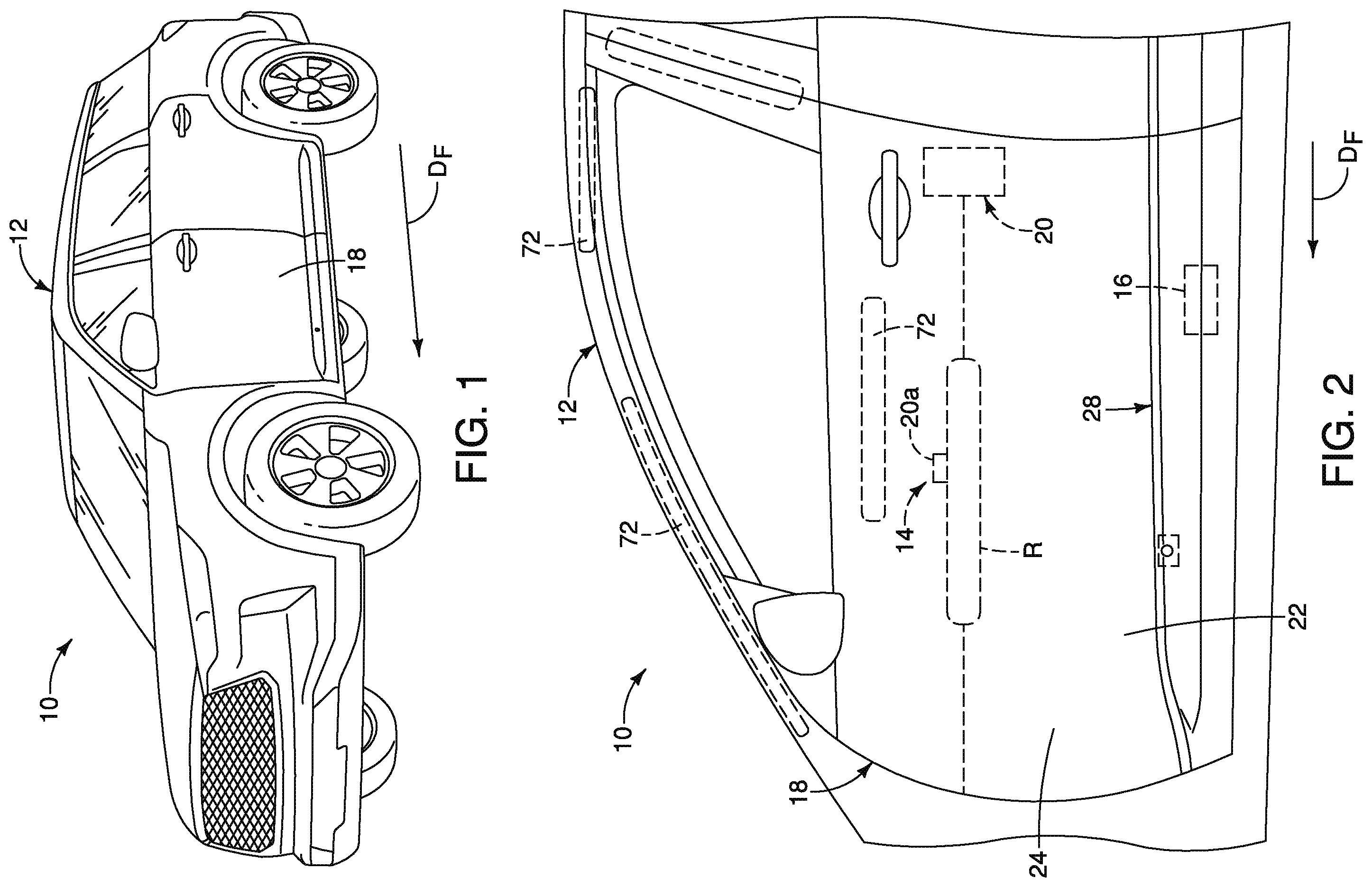 Patent US12552460 — Vehicle body structure — Figure 1
