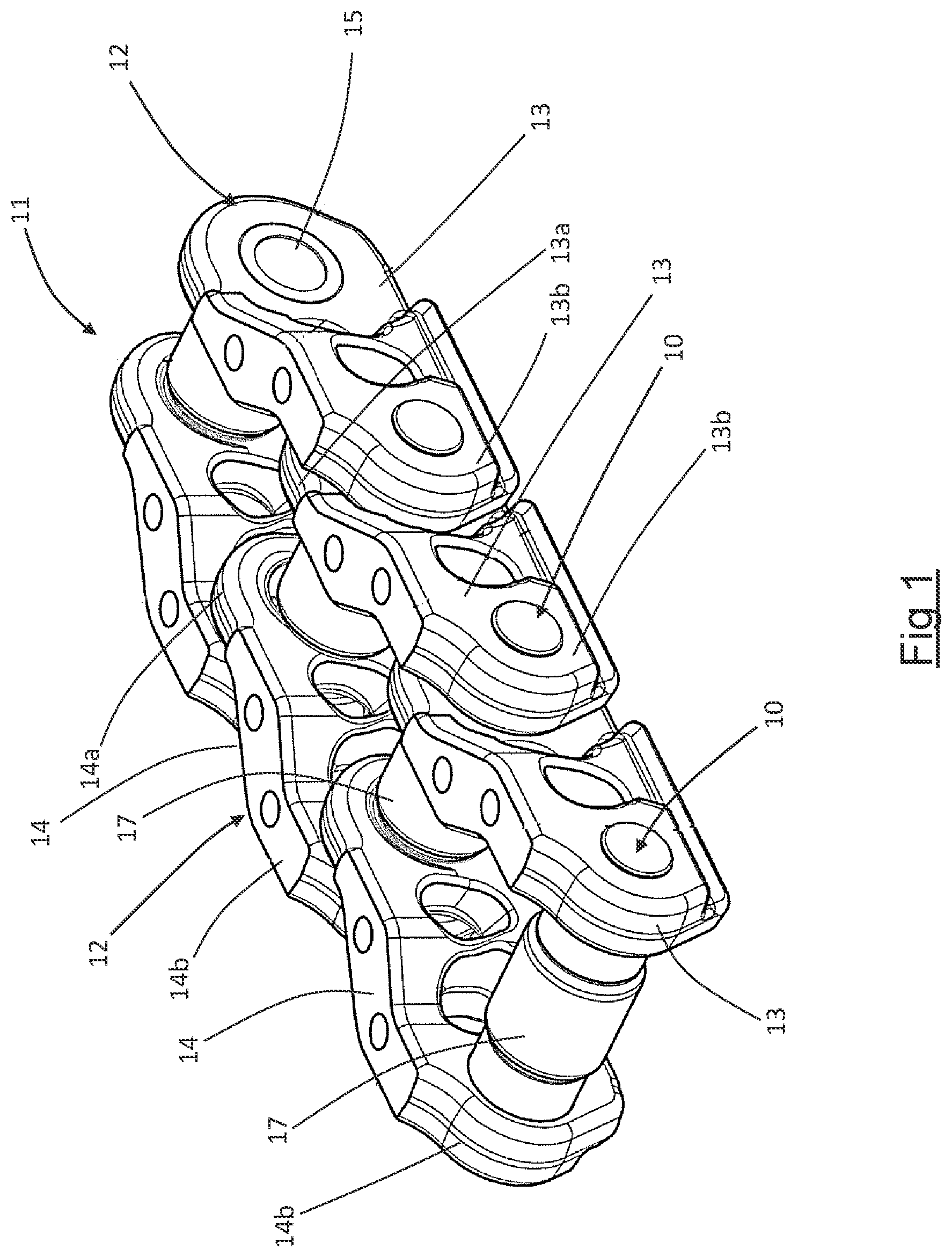 Patent US12552473 — Chain pin assembly — Figure 1