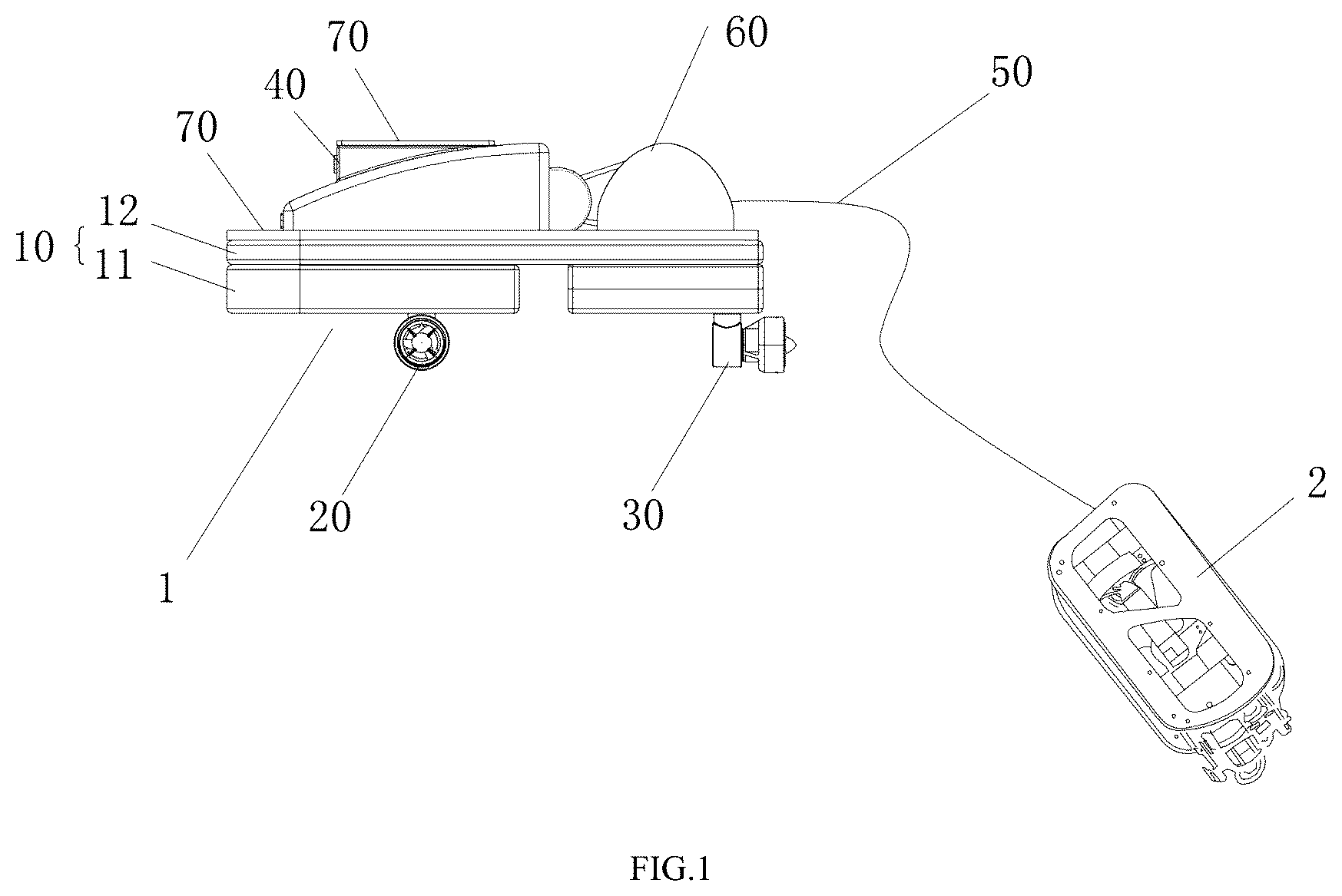 Patent US12552497 — Underwater detection device and control method thereof — Figure 1
