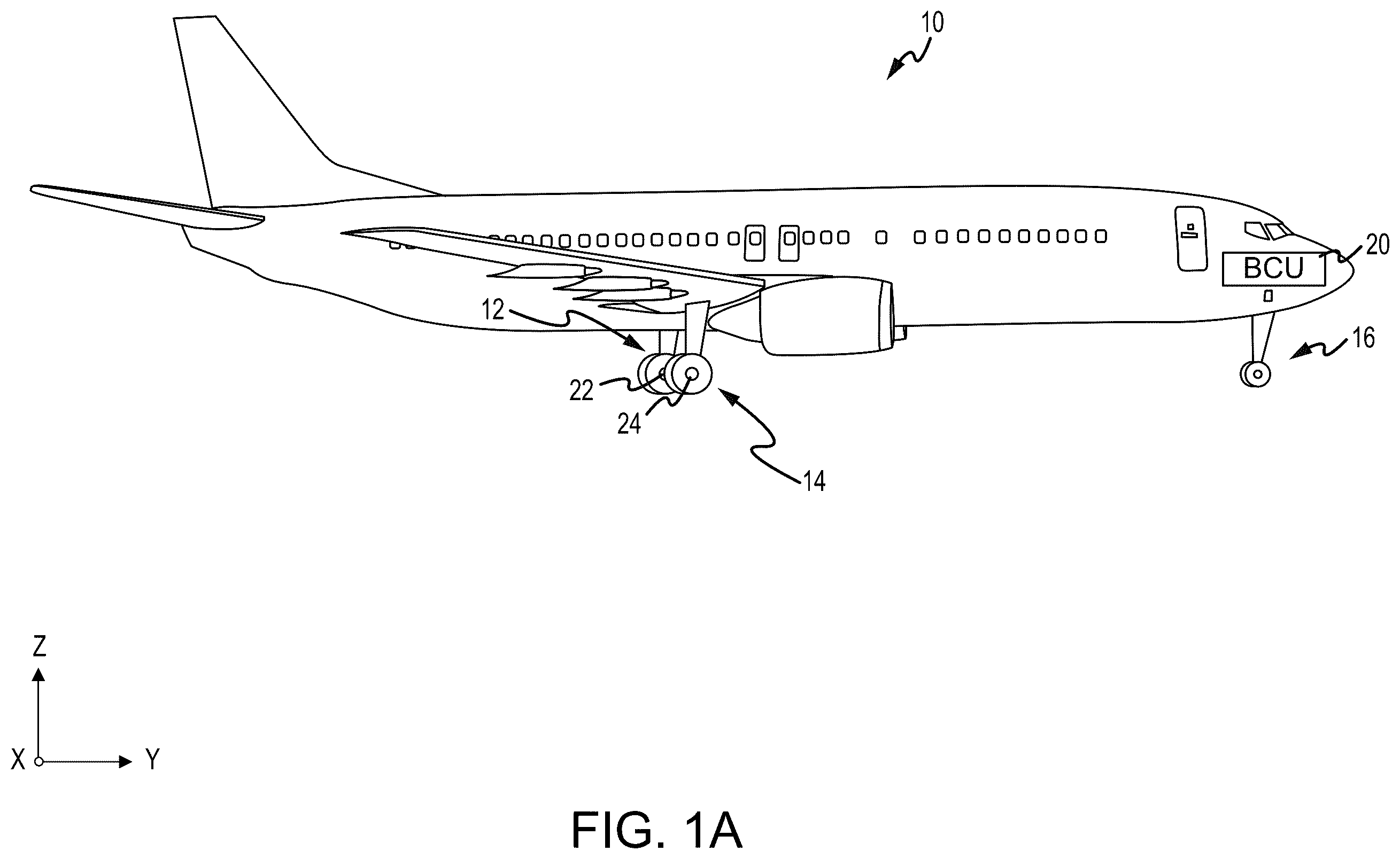 Patent US12552521 — Electromechanical brake interlock — Figure 1