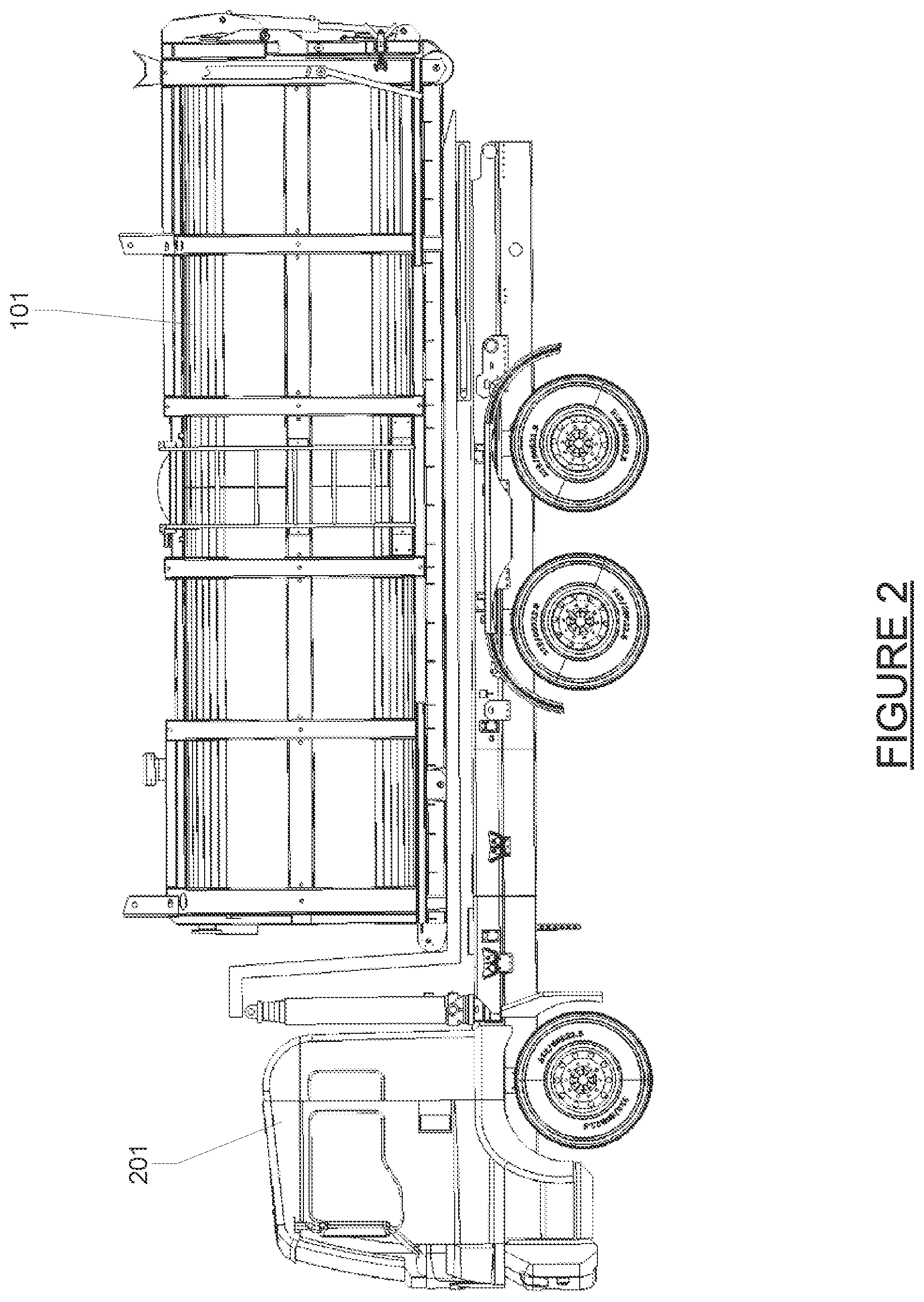 Patent US12552591 Figure 2 – Transportable self-contained cutting box