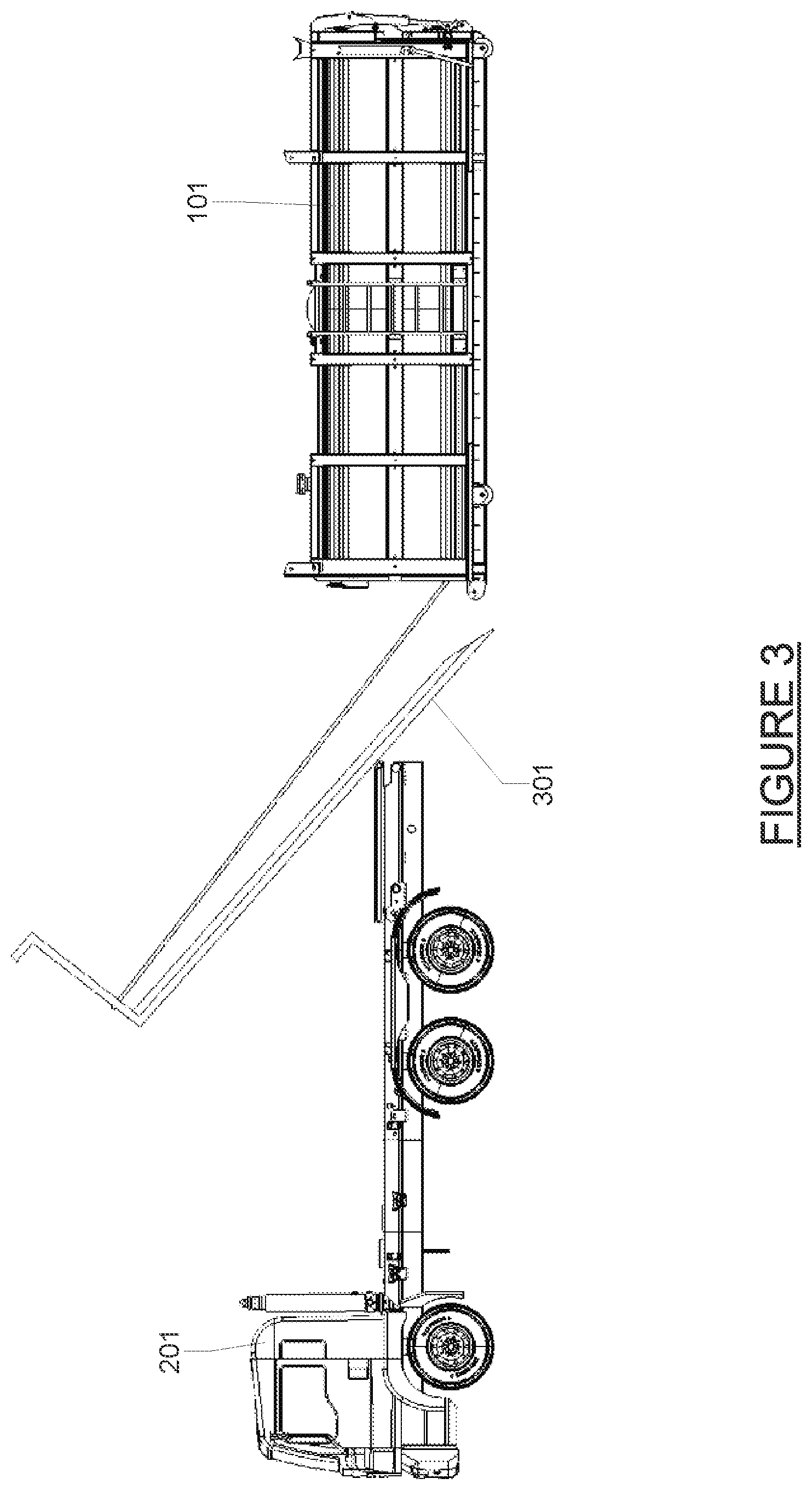 Patent US12552591 Figure 3 – Transportable self-contained cutting box