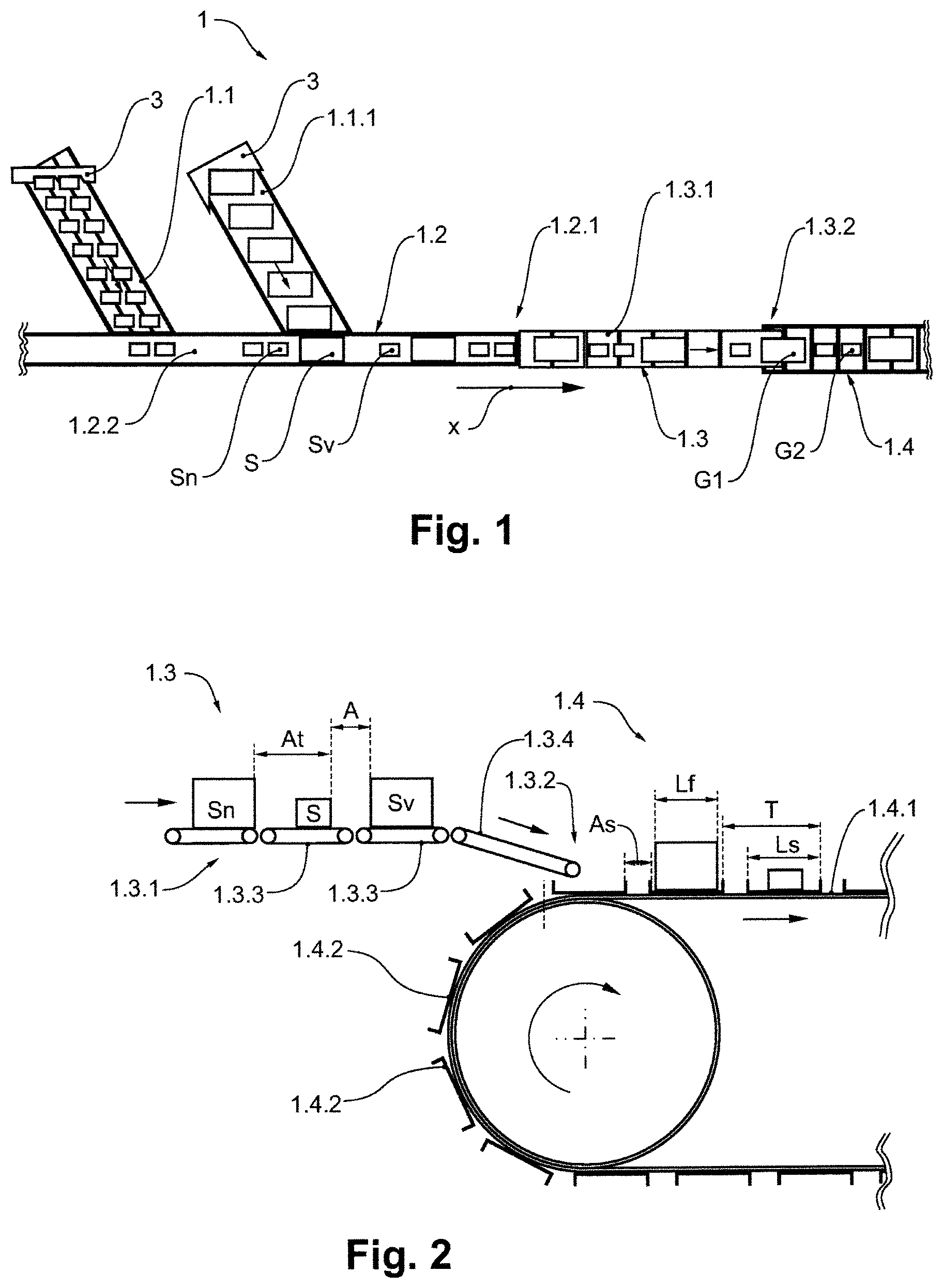 Patent US12552615 Figure 1 – Conveying device