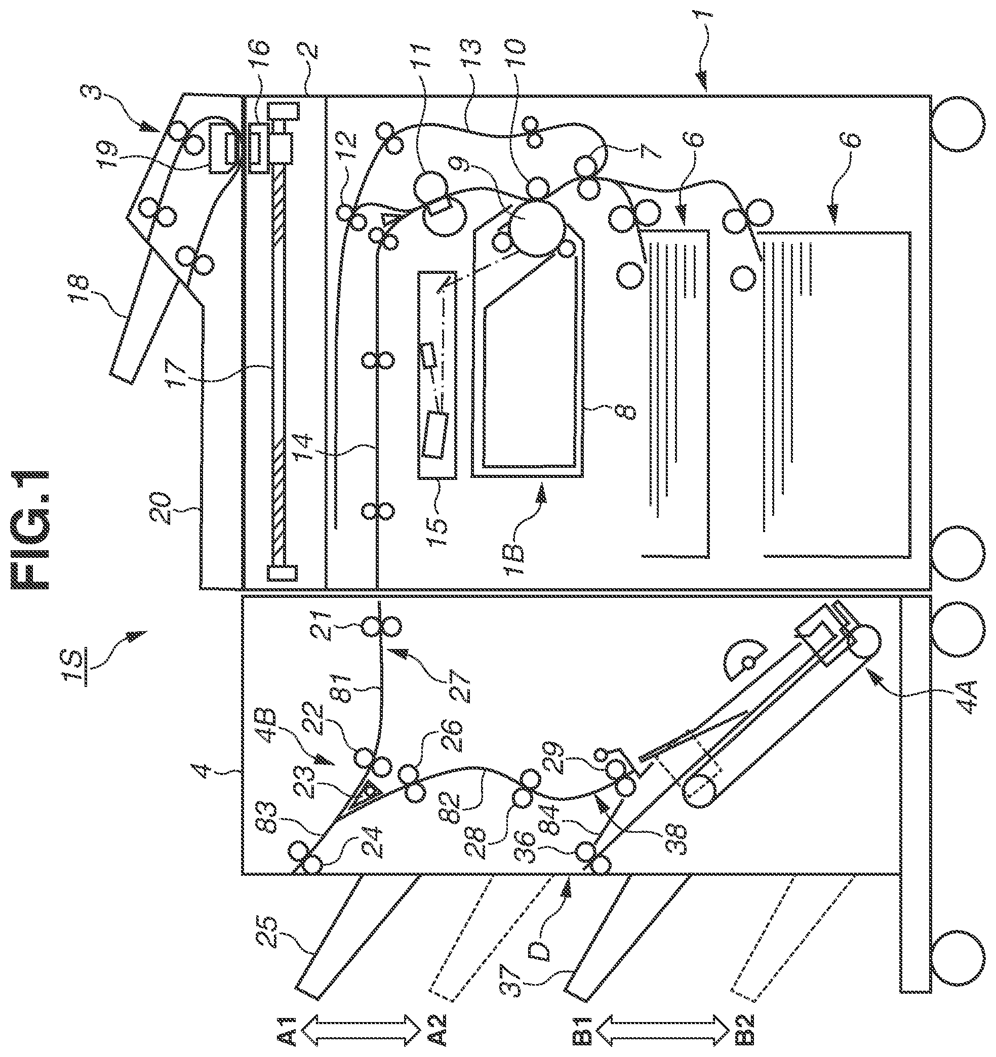 Patent US12552625 — Sheet conveyance apparatus and image forming system — Figure 1