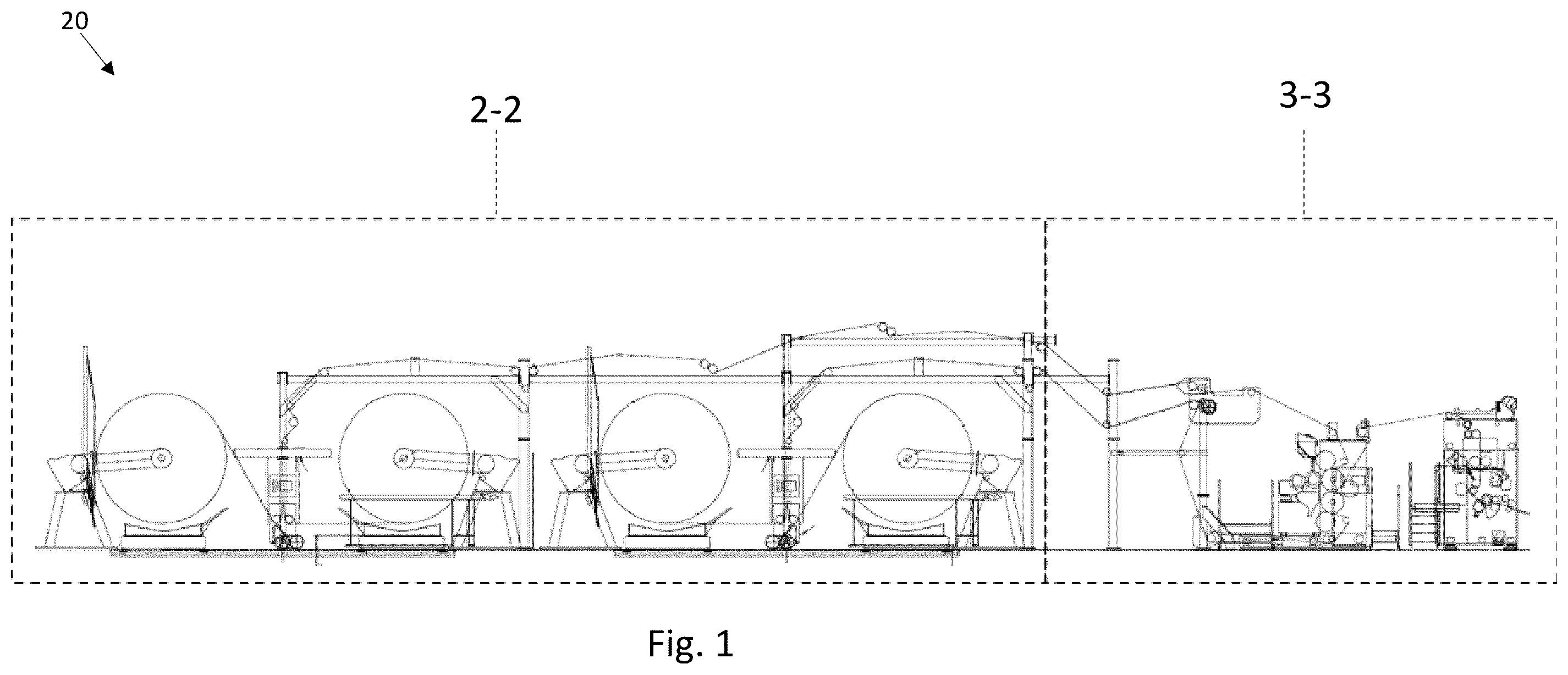 Patent US12552627 Figure 1 – Model reference adaptive web and winding control