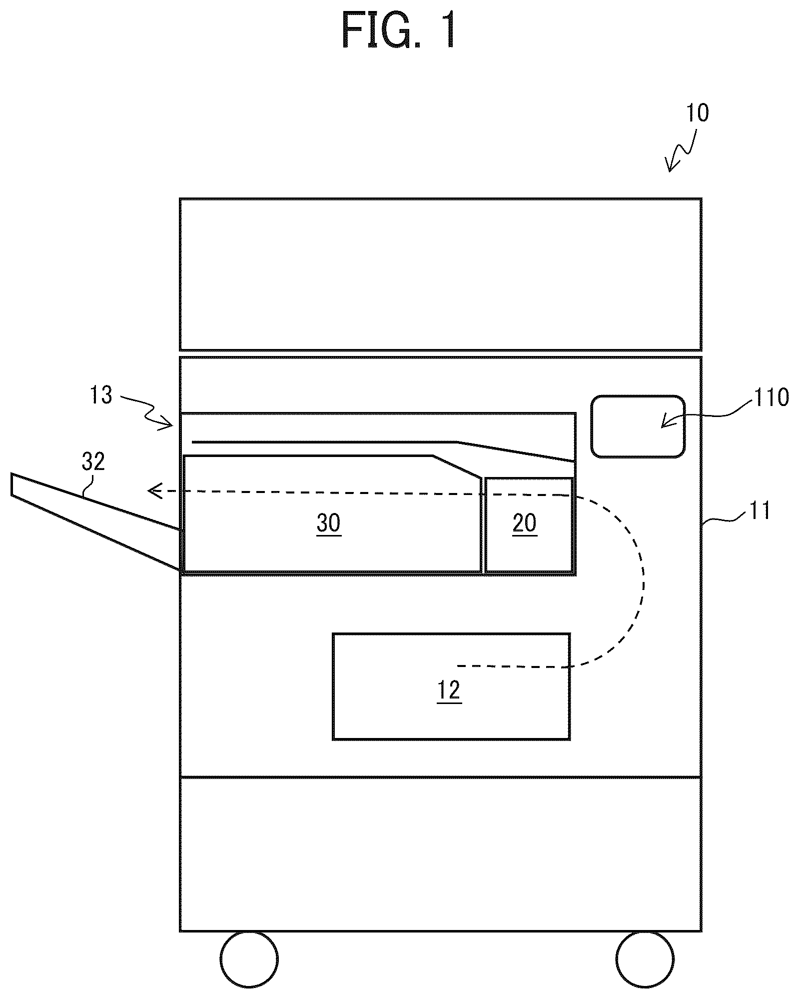 Patent US12552632 — Sheet processing device, image forming apparatus, and image forming system — Figure 1