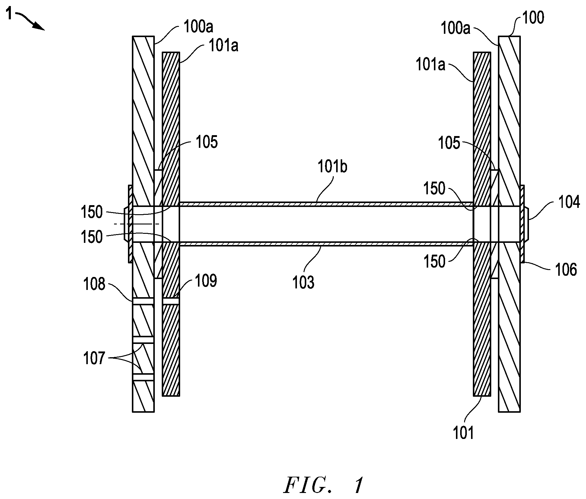 Patent US12552634 — Apparatus and method for a free-spinning wire dispensing reel — Figure 1