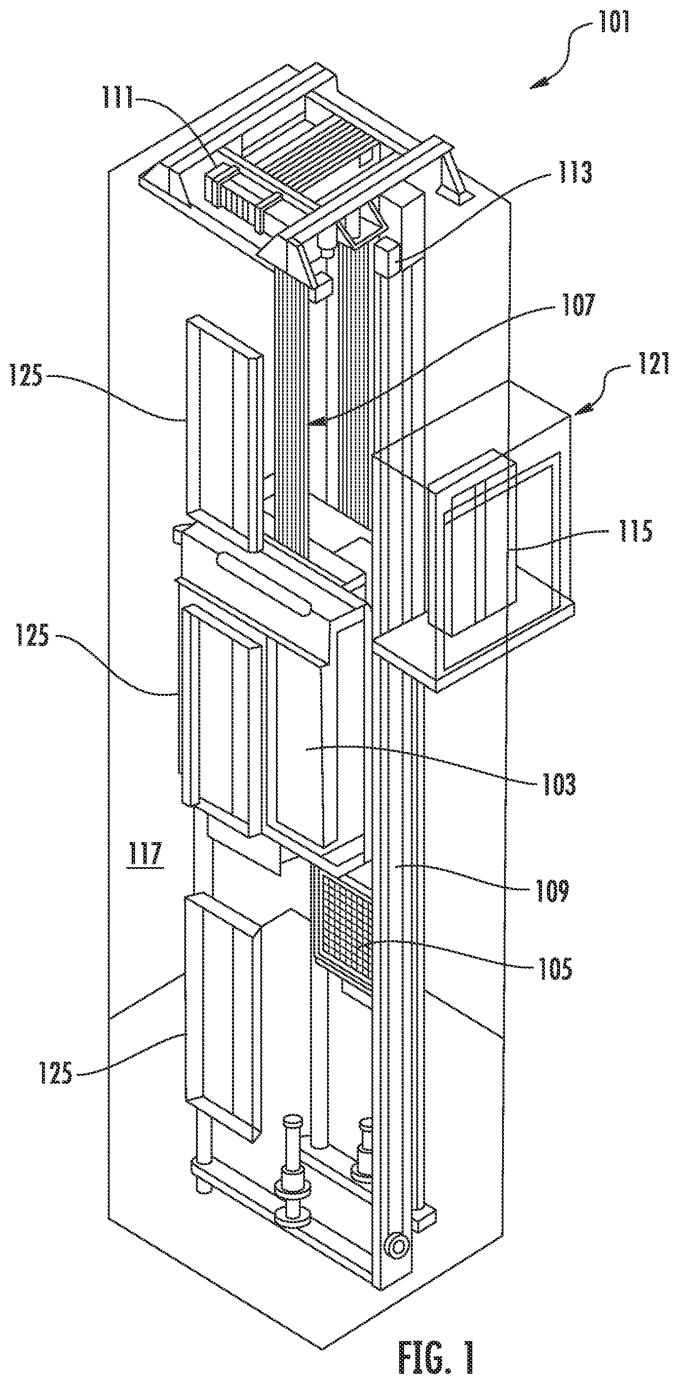 Patent US12552635 — Floor identification using magnetic signature referencing and sensor fusion — Figure 1