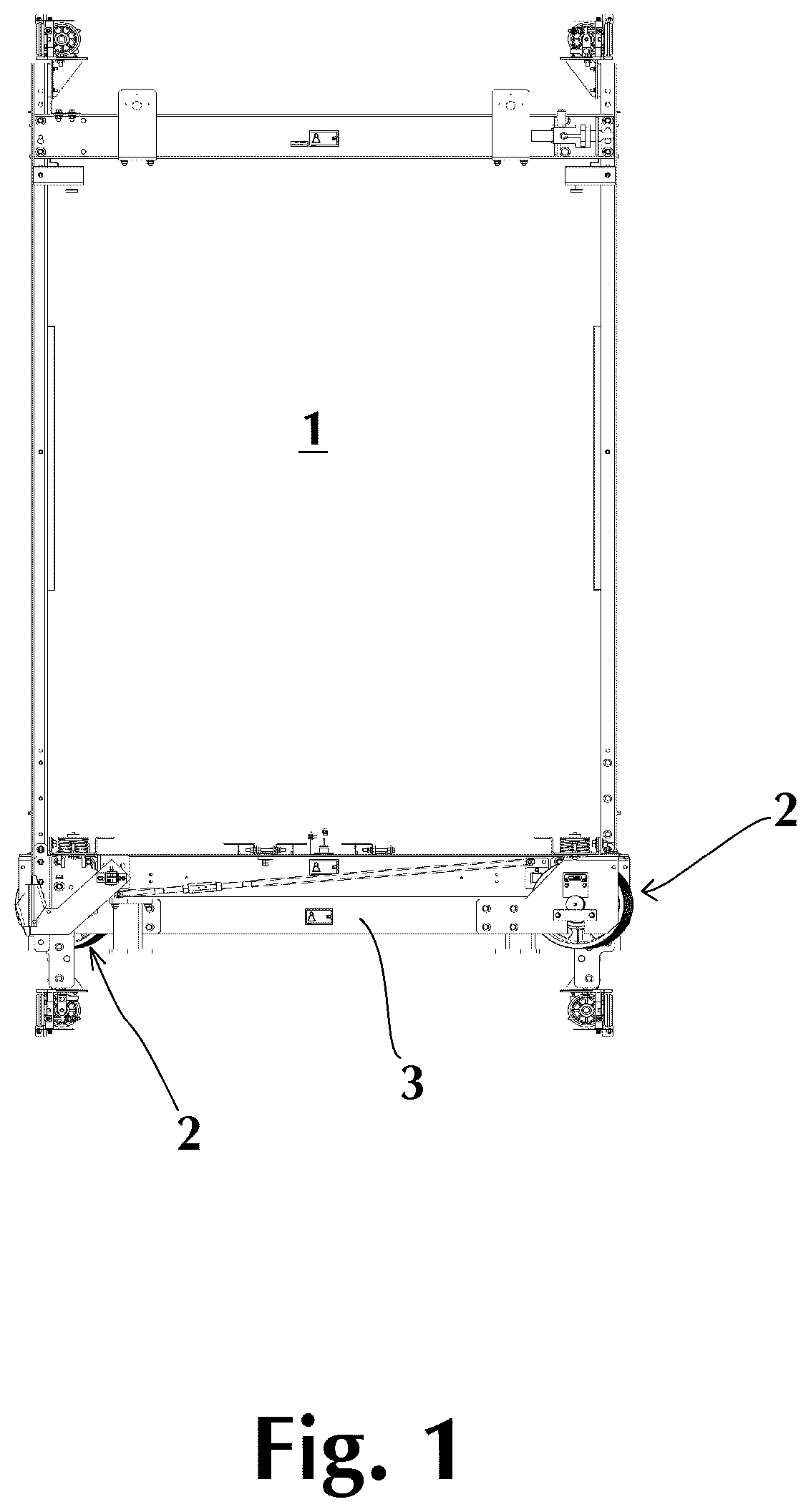 Patent US12552639 — Movement evaluation method for an elevator car — Figure 1