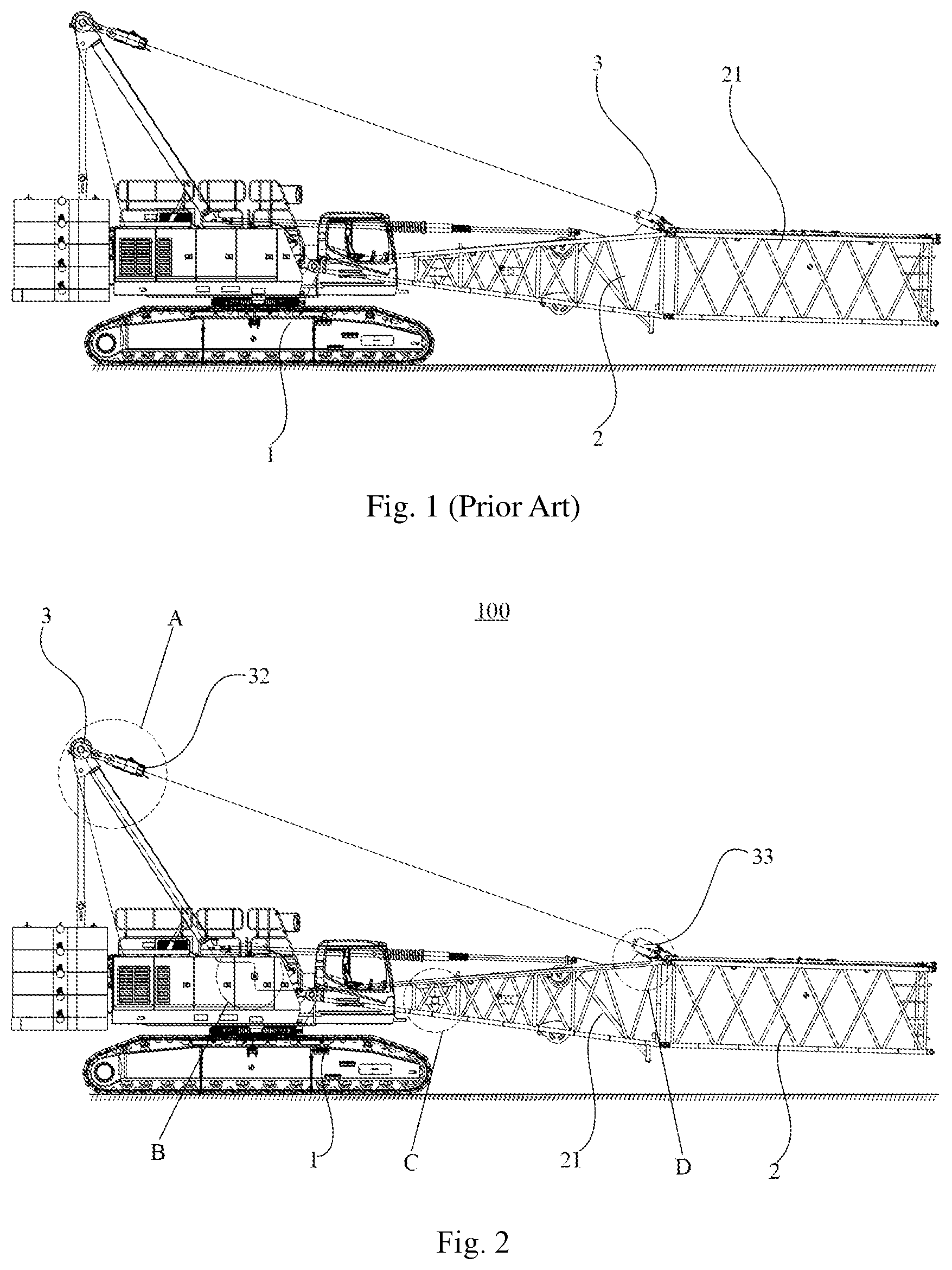 Patent US12552645 — Crane and control method therefor — Figure 1