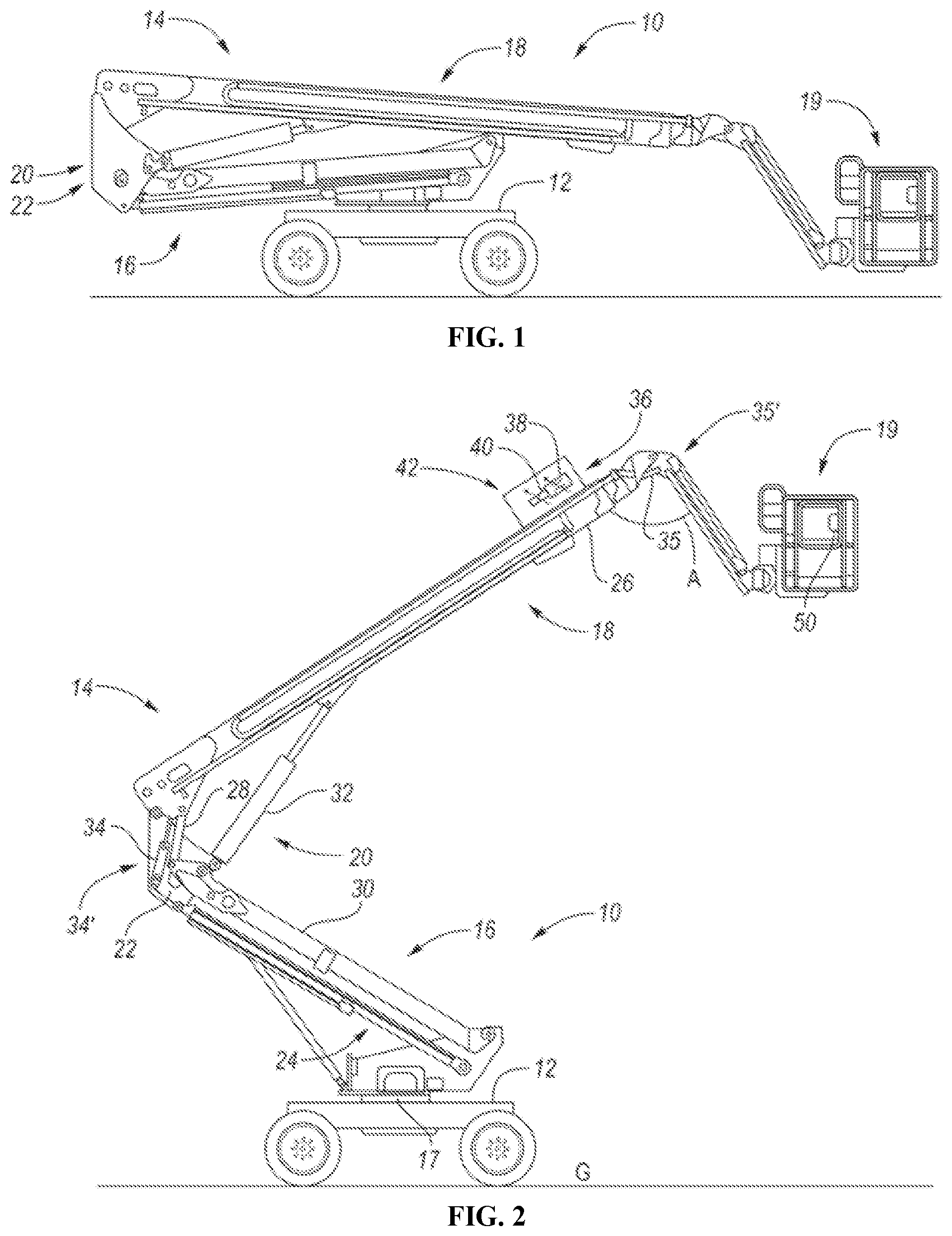 Patent US12552654 — System and method for controlling a movement function of a machine — Figure 1