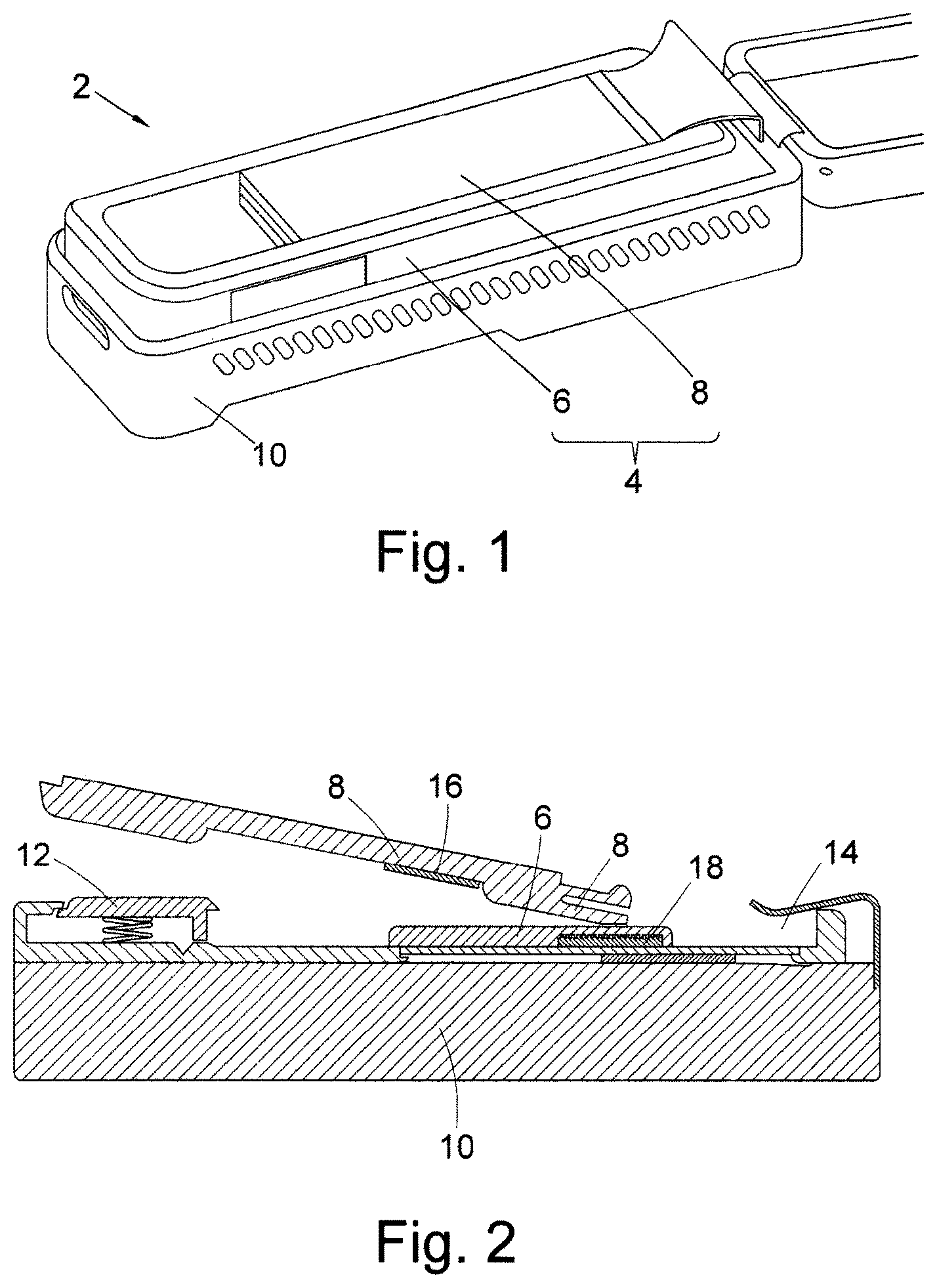 Patent US12552661 — Nanopore array with electrode connectors protected from electrostatic discharge — Figure 1