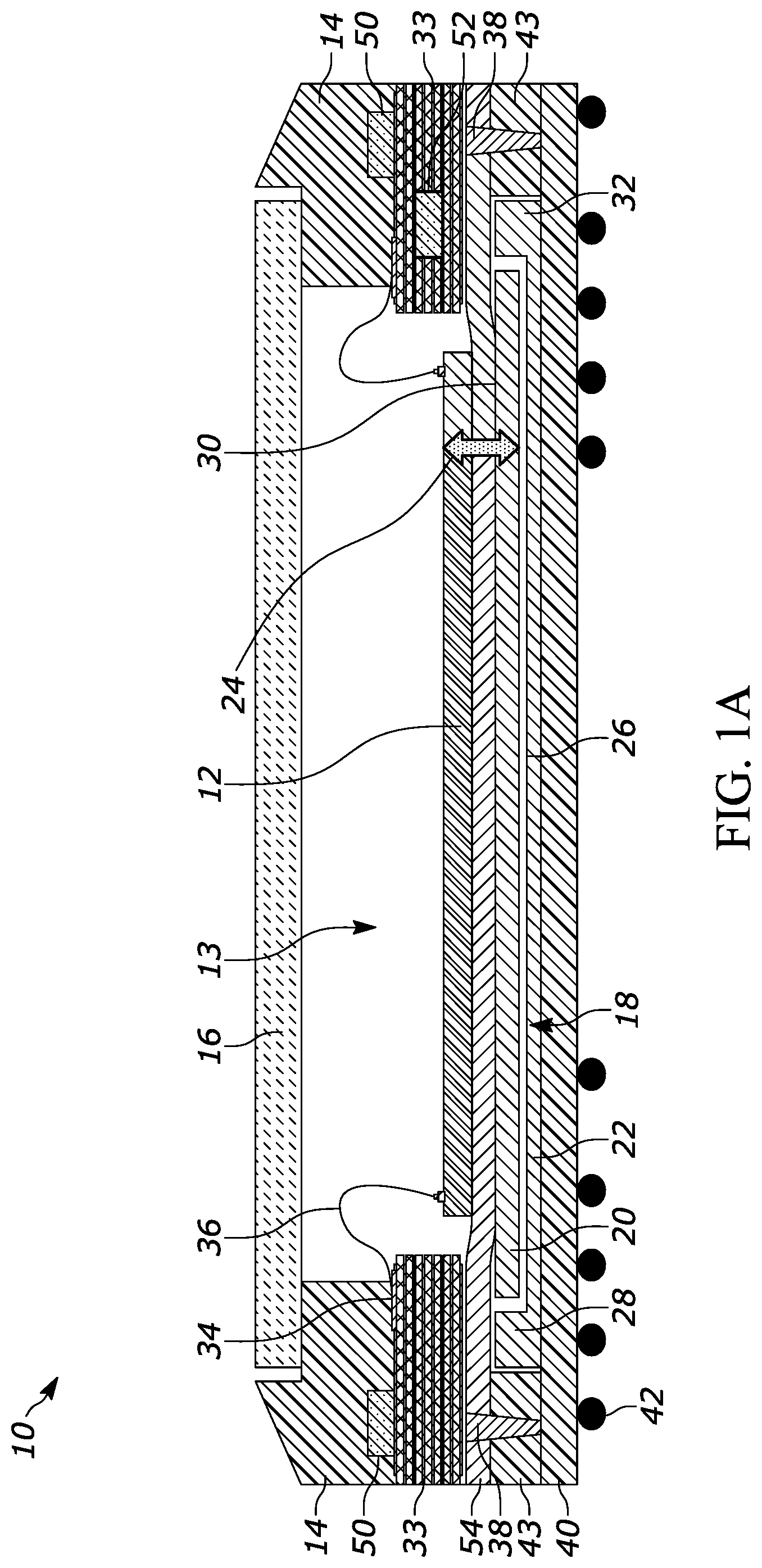 Patent US12552663 Figure 1 – MEMS packaging enabling vertical displacement of sensor and actuator rotor