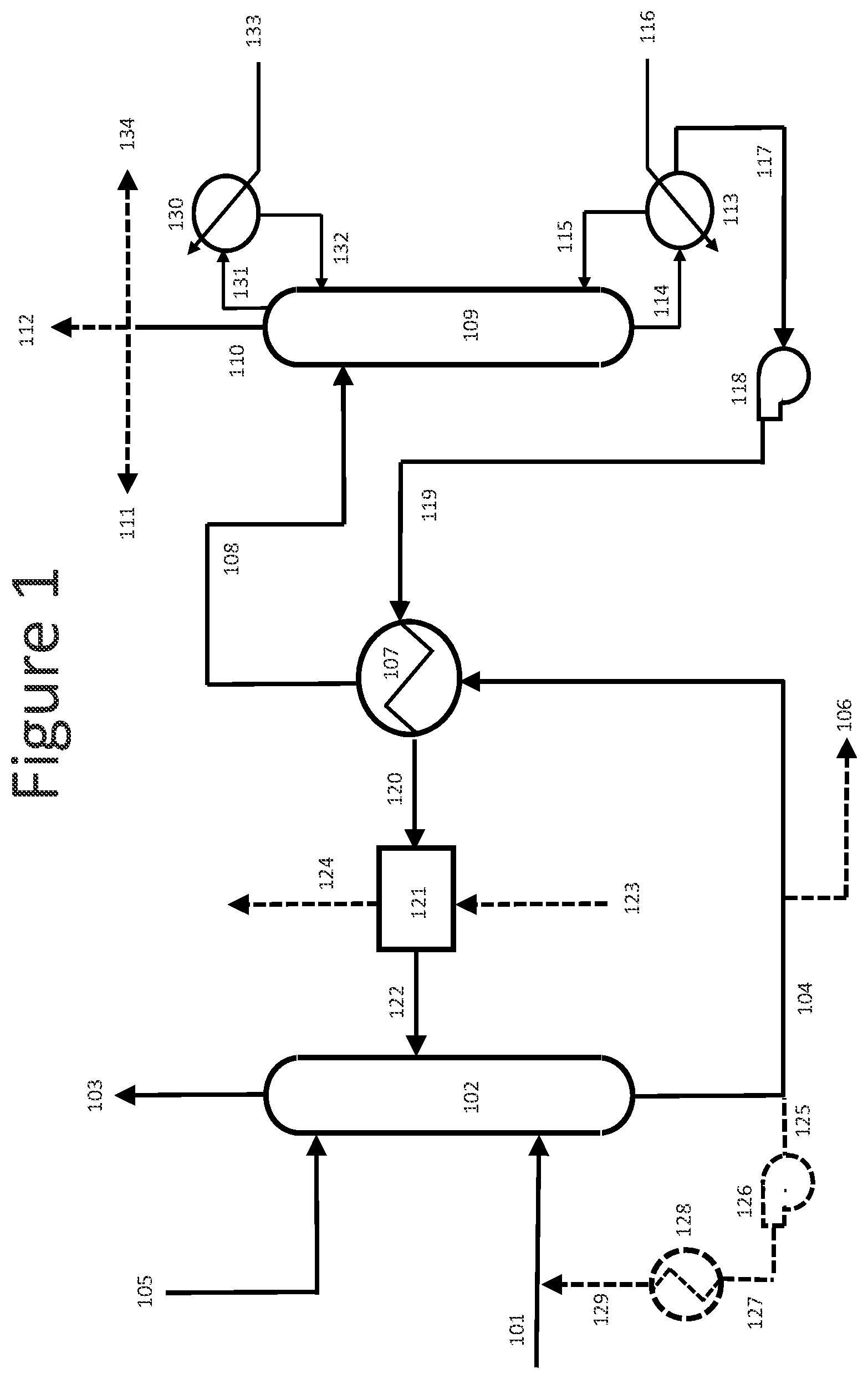 Patent US12552678 — Ammonia capture and recycle in an ammonia cracker — Figure 1