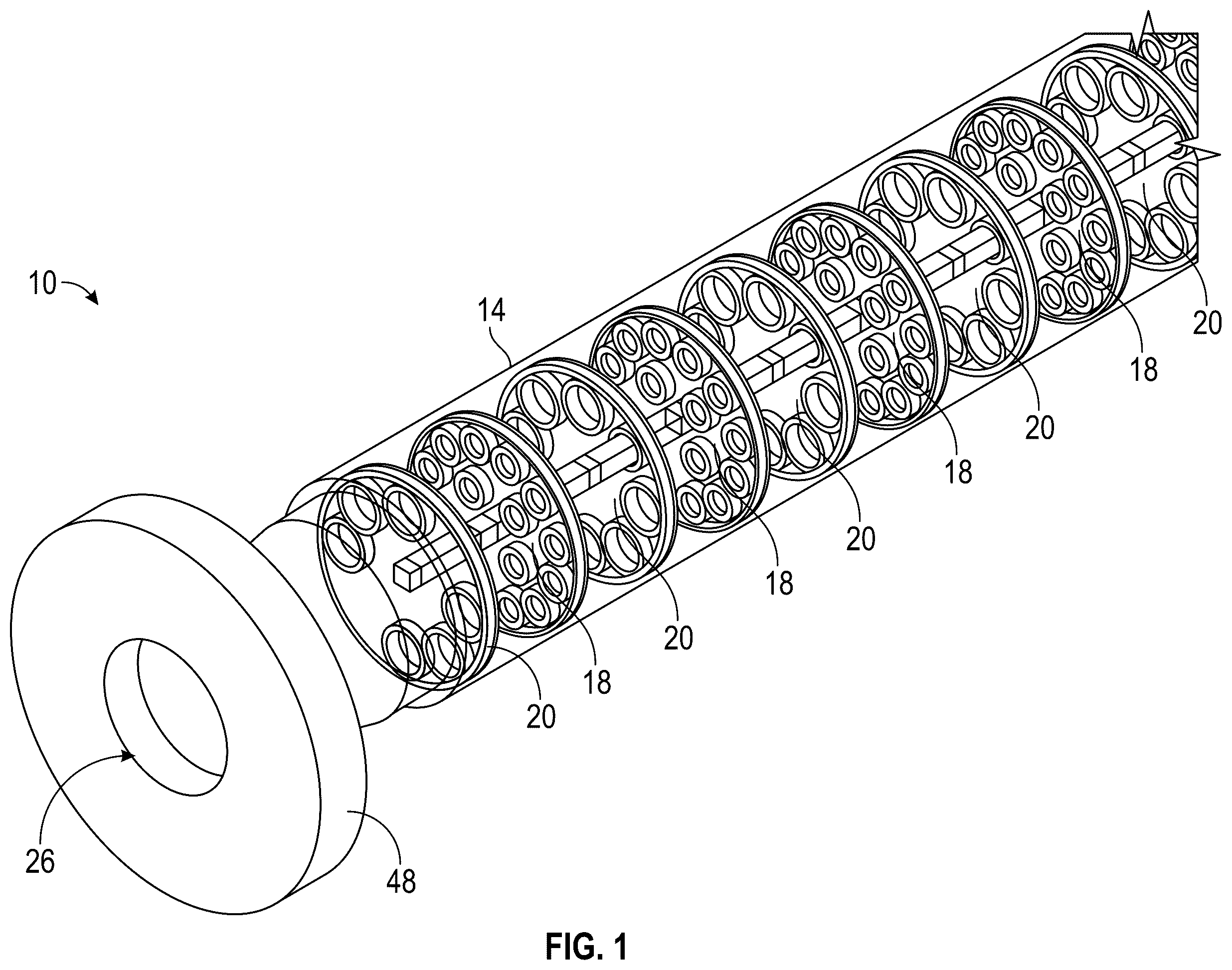 Patent US12552685 Figure 1 – Water processing apparatus