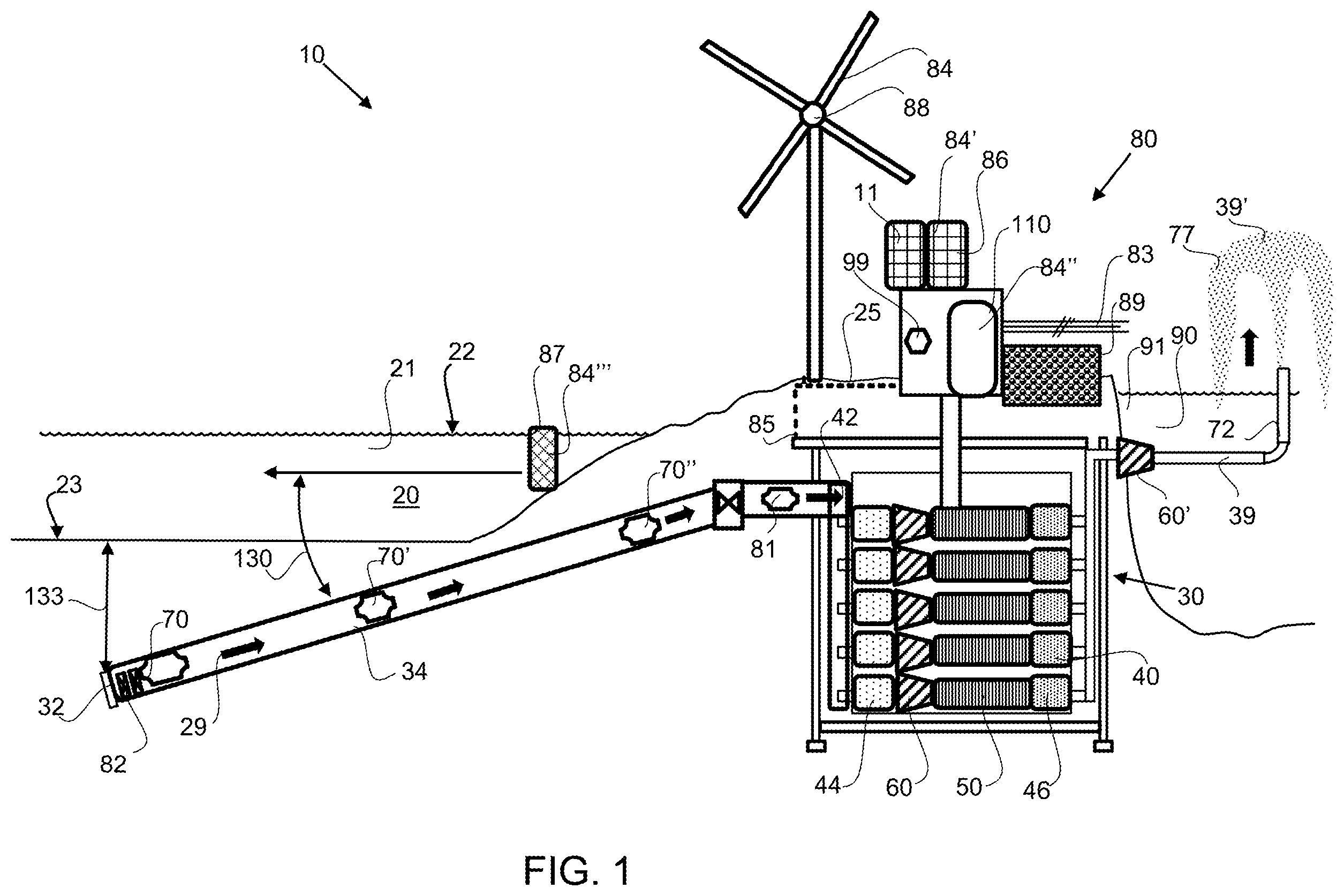 Patent US12552688 — Integrated water supply and power system — Figure 1