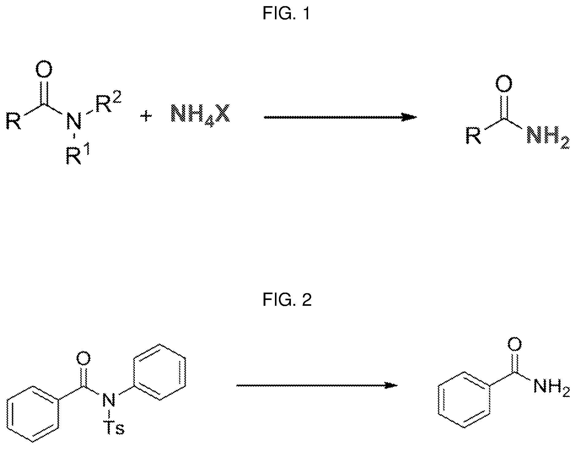 Patent US12552739 Figure 1 – Method for preparing primary amide compounds from secondary or tertiary amides