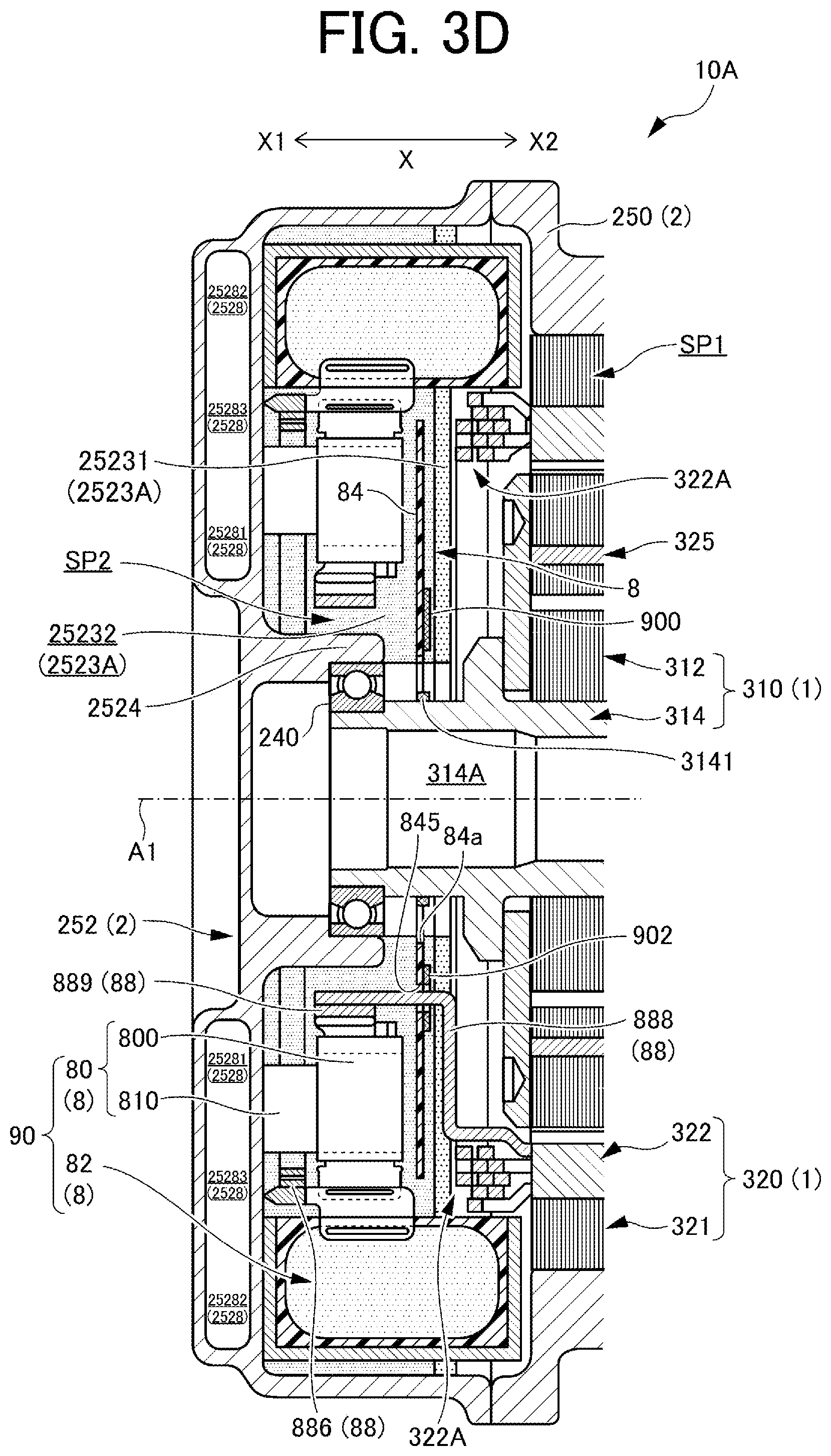 Patent US12556062 Figure 6 – Vehicle drive device