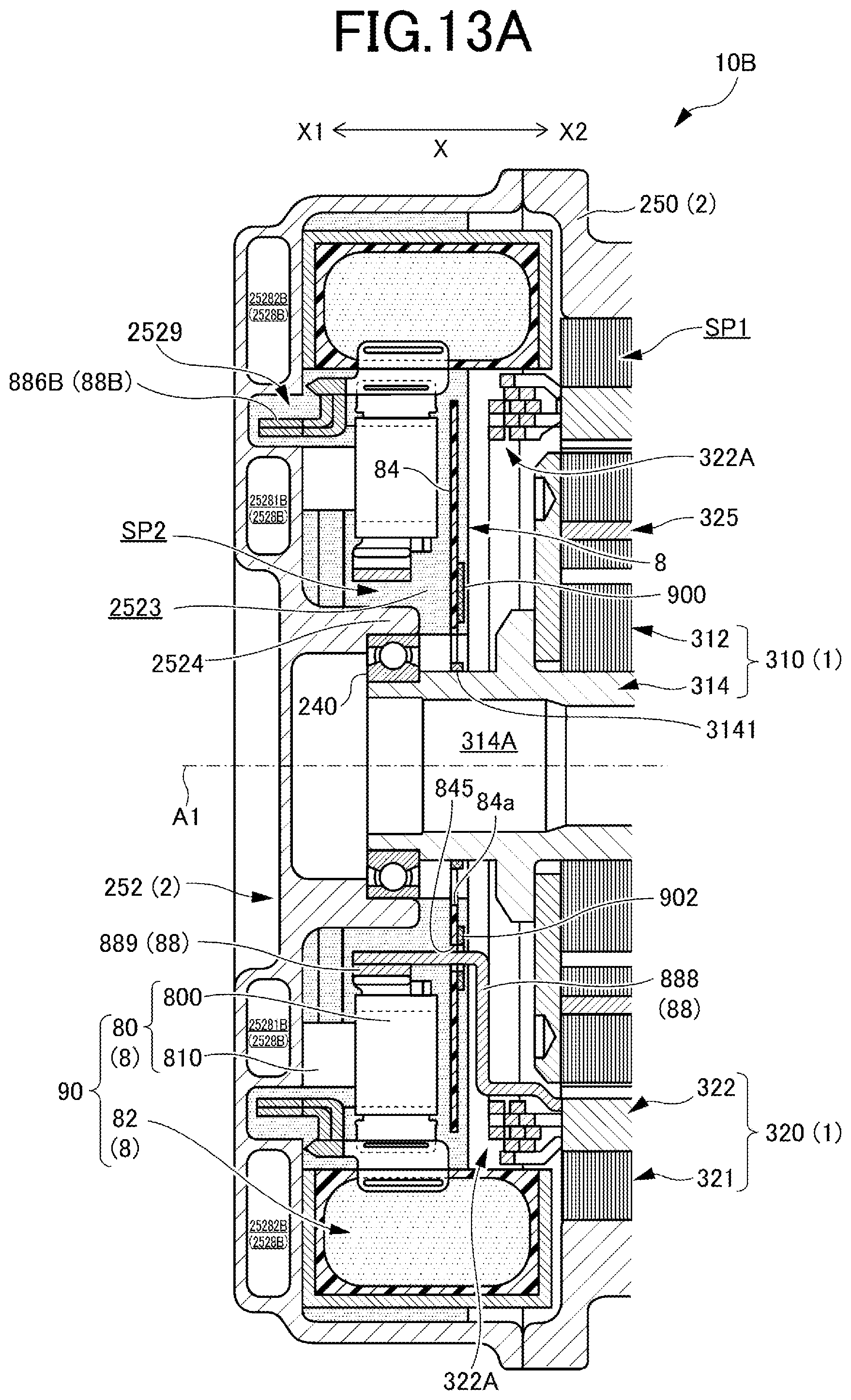 Patent US12556062 Figure 16 – Vehicle drive device