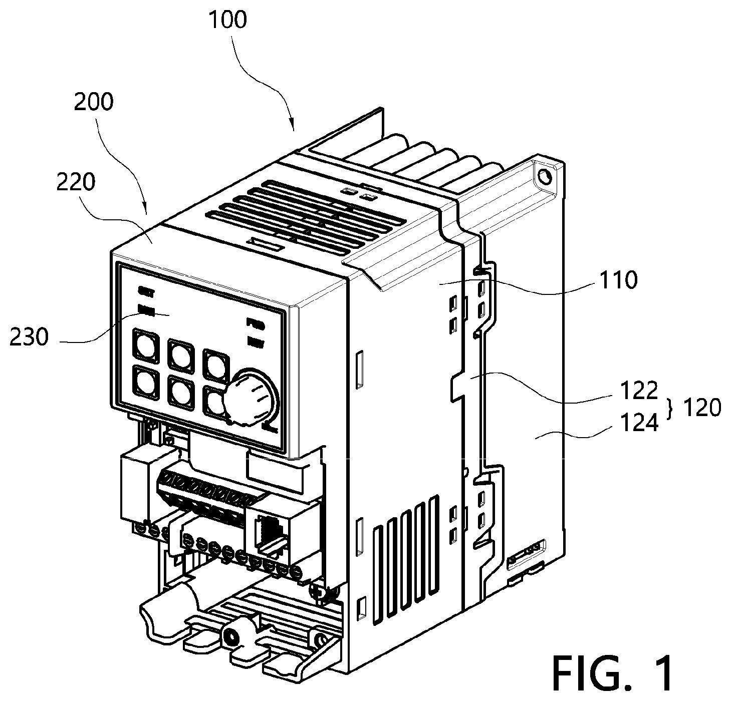 Patent US12556070 — Electric motor drive device — Figure 1