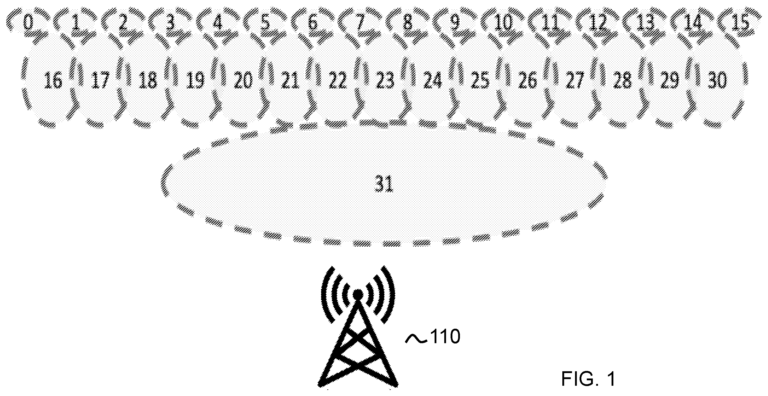 Patent US12556258 — Beam grid optimization — Figure 1