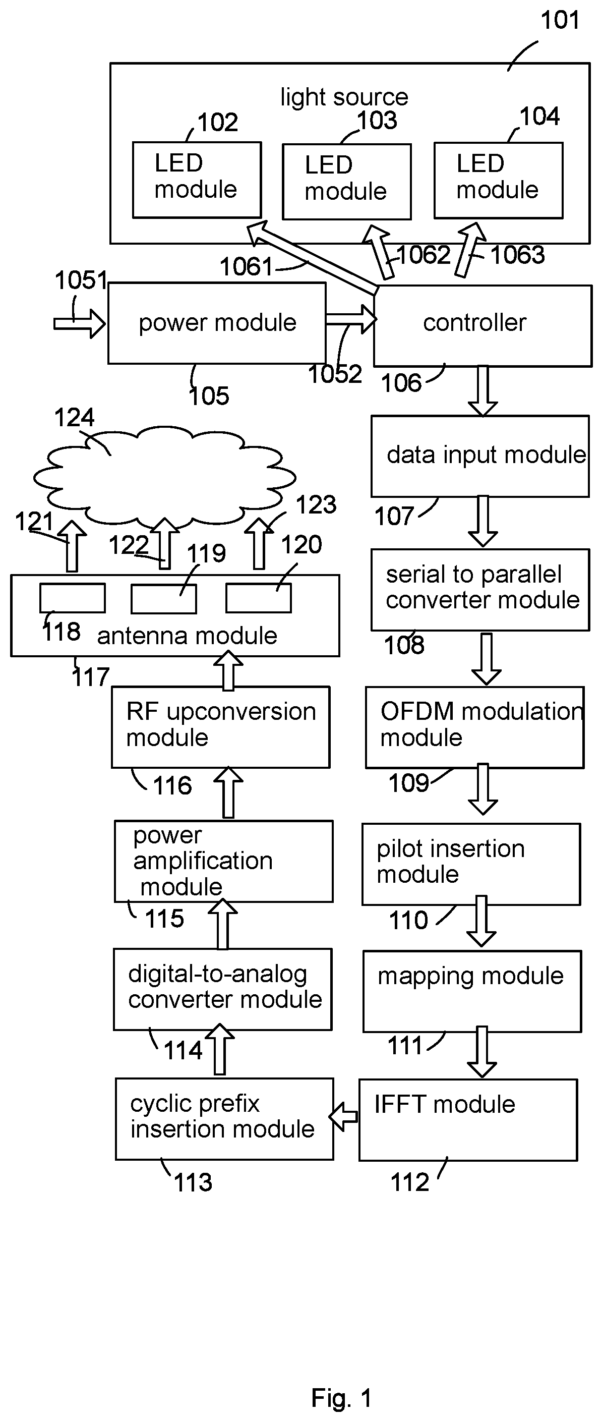 Patent US12556276 — Lighting apparatus — Figure 1